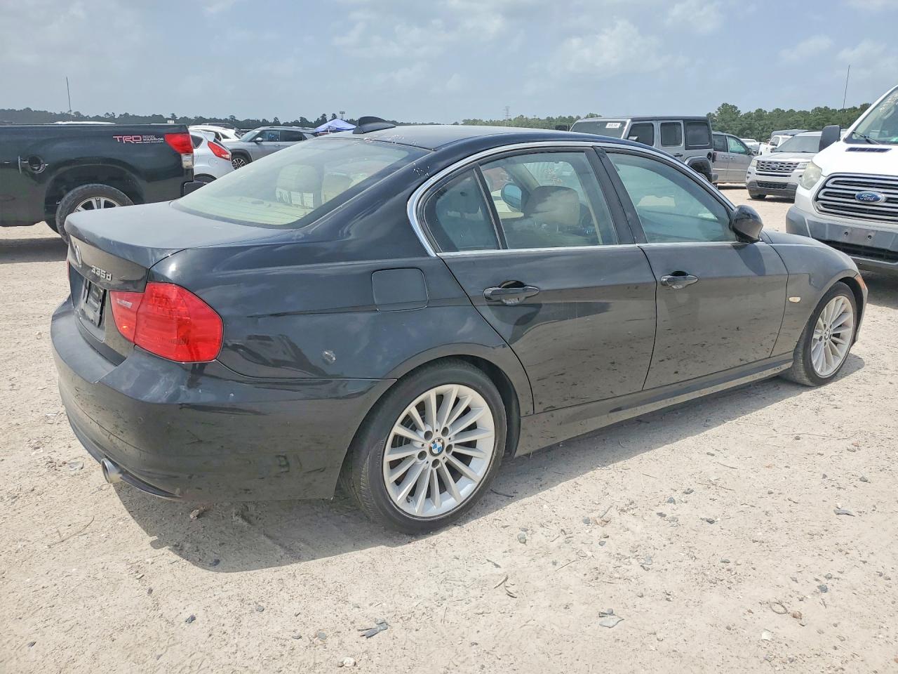 2009 Bmw 335 D Black vin: WBAPN73579A265955