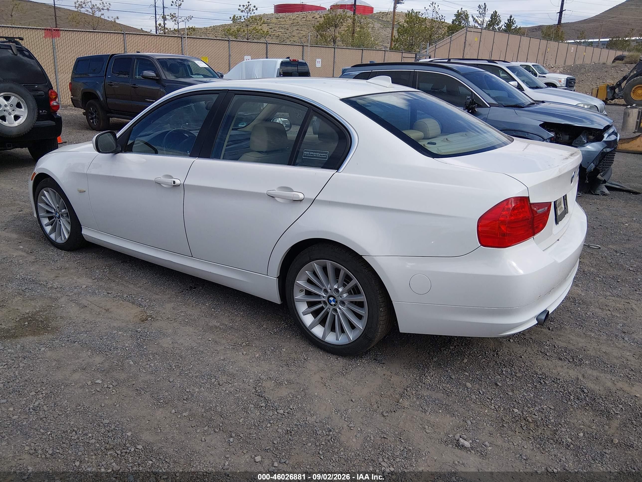 2011 Bmw 335d   White vin: WBAPN7C50BF184594