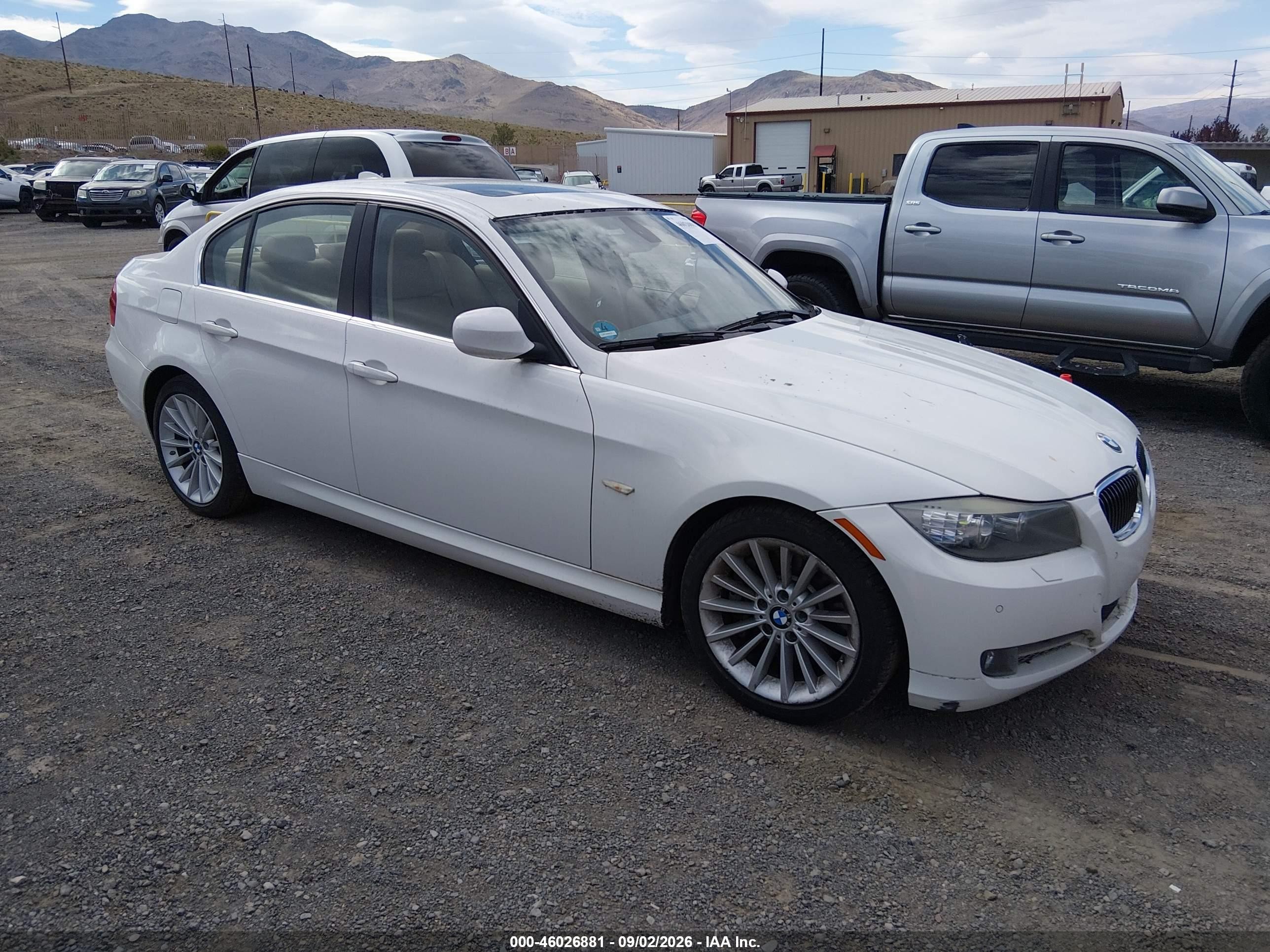 2011 Bmw 335d   White vin: WBAPN7C50BF184594