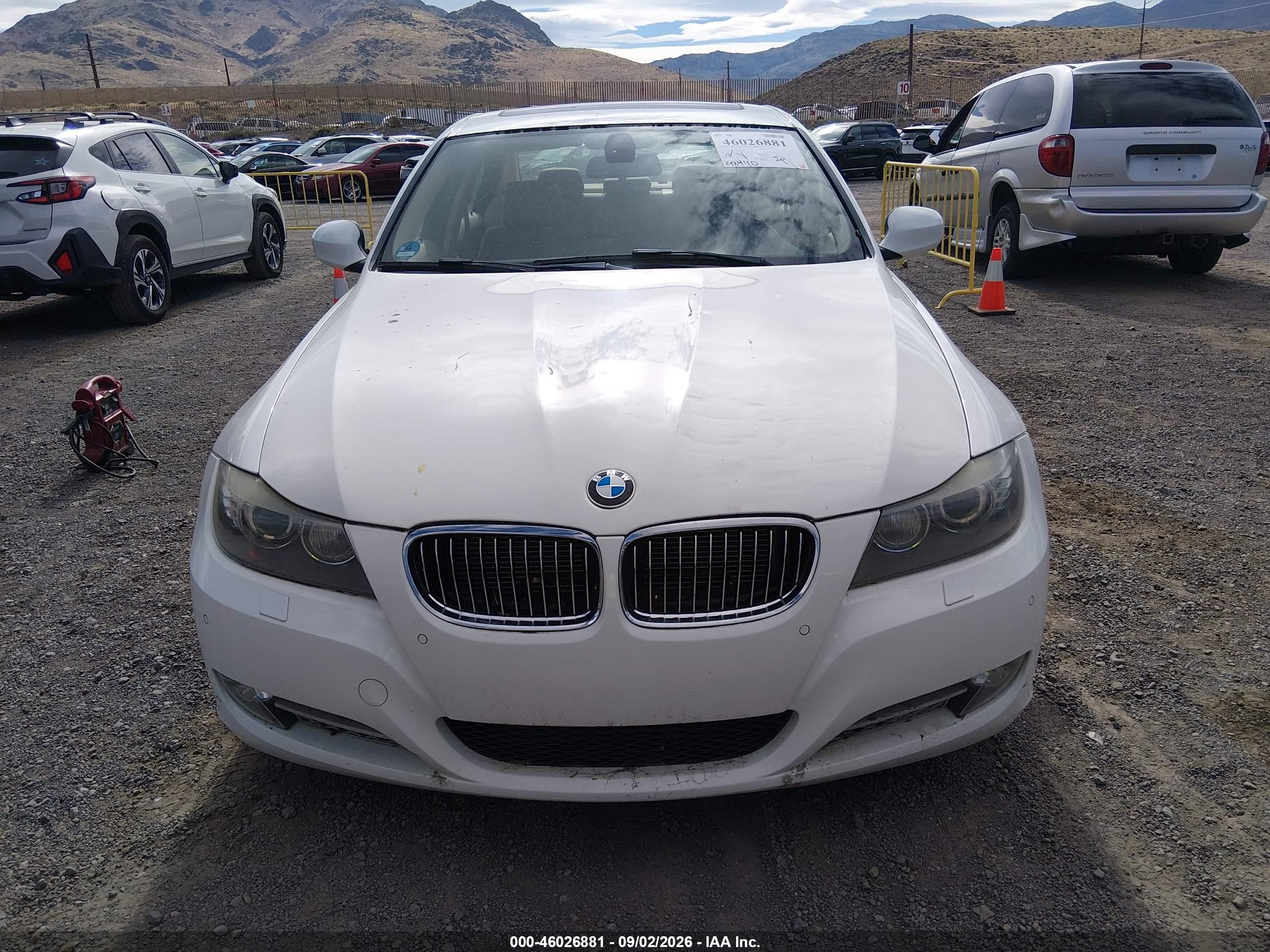2011 Bmw 335d   White vin: WBAPN7C50BF184594