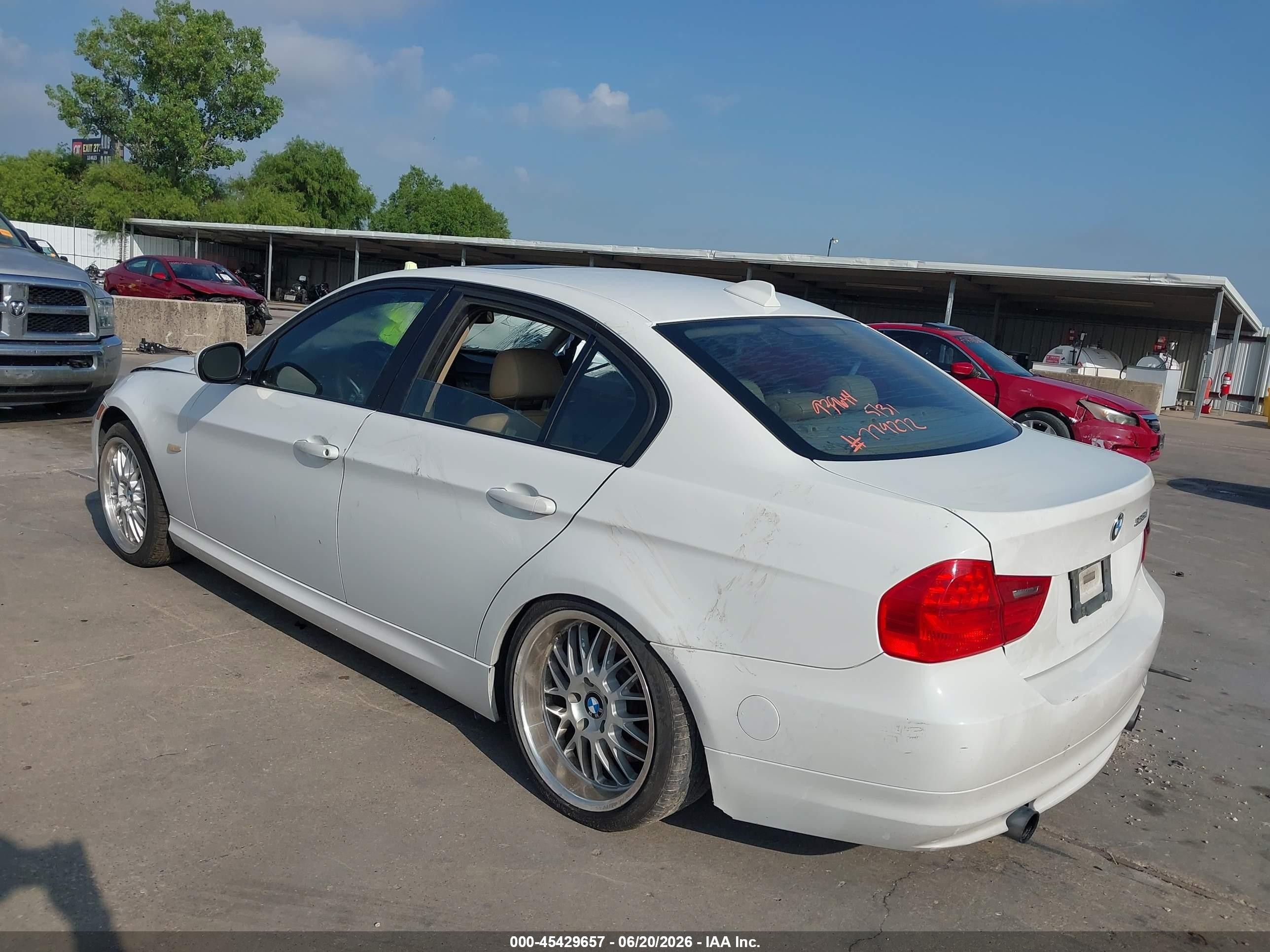 2010 Bmw 335d White vin: WBAPN7C51AA779272