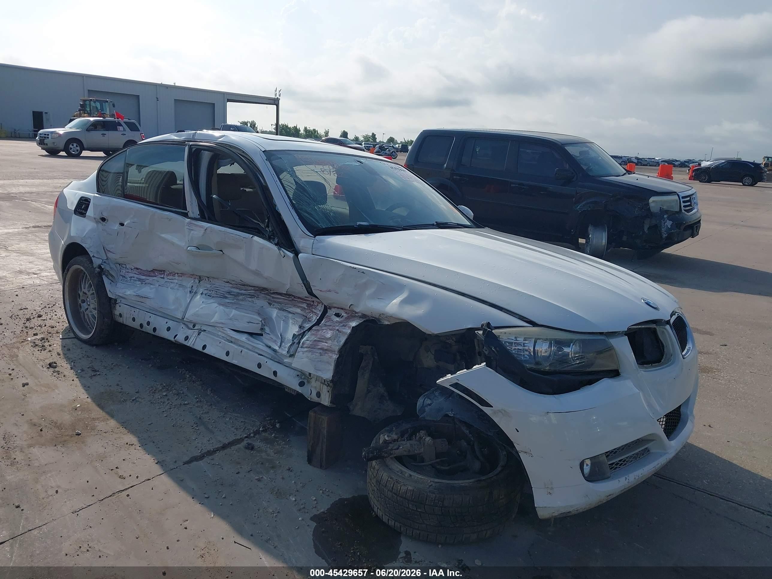 2010 Bmw 335d Белый vin: WBAPN7C51AA779272