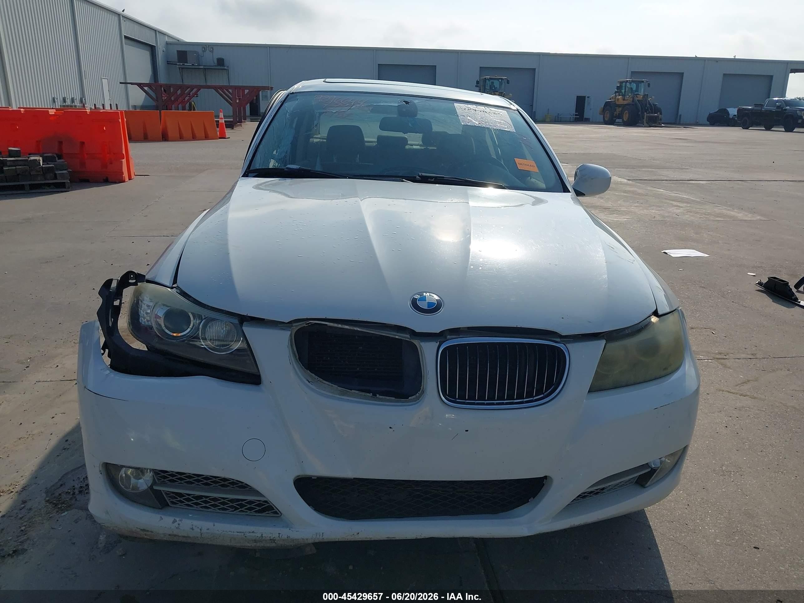 2010 Bmw 335d White vin: WBAPN7C51AA779272