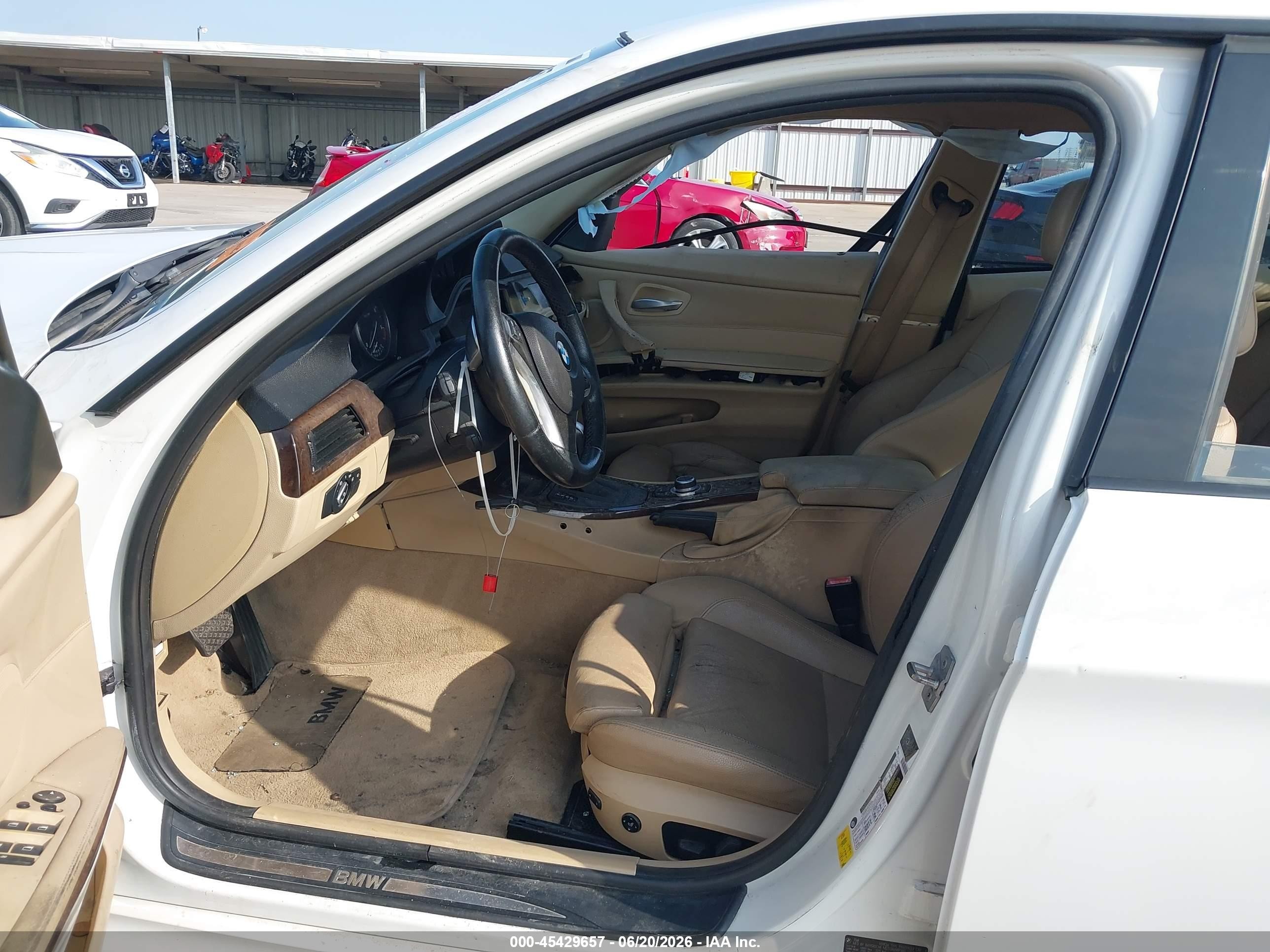 2010 Bmw 335d White vin: WBAPN7C51AA779272