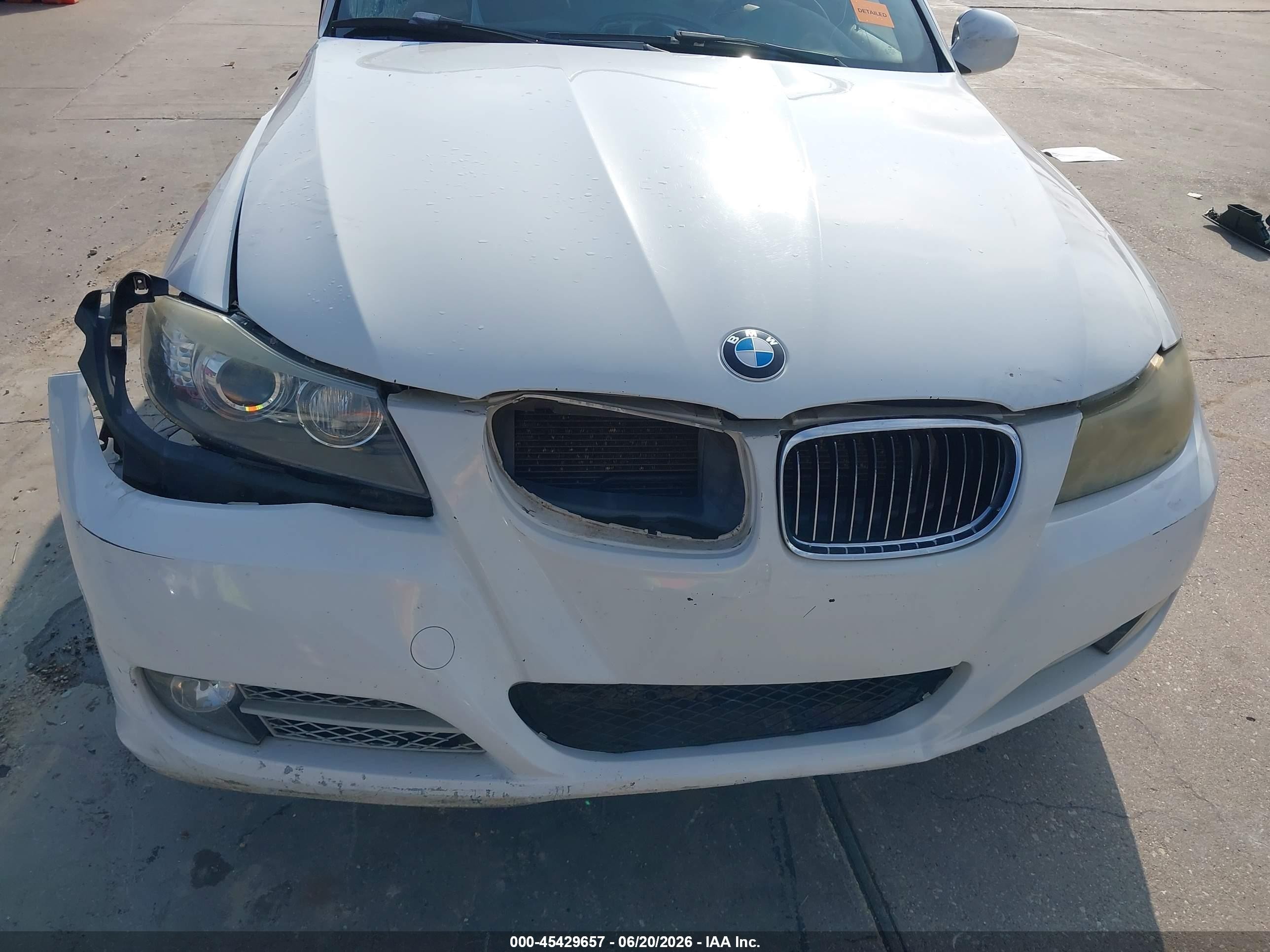 2010 Bmw 335d White vin: WBAPN7C51AA779272