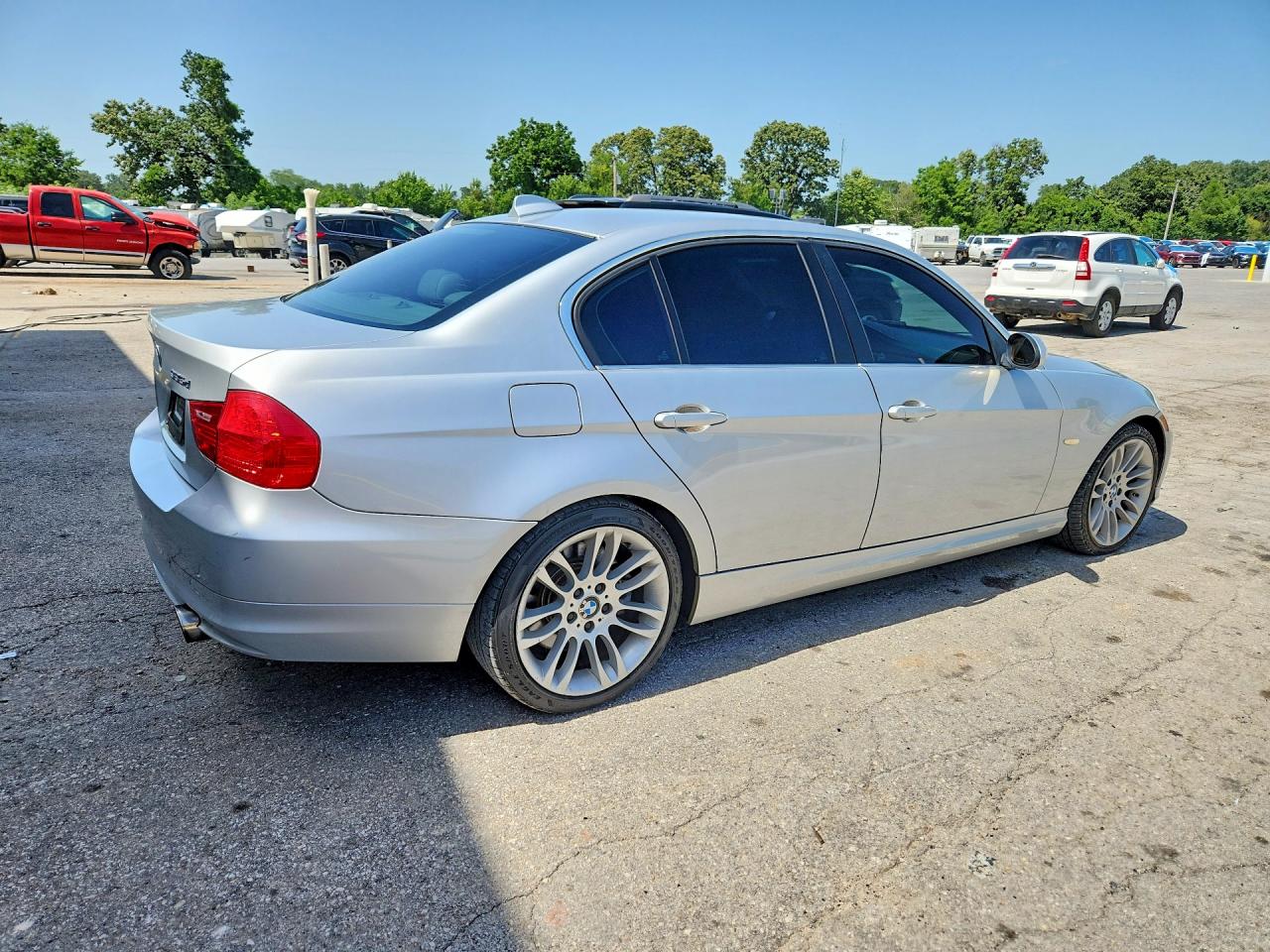 2011 Bmw 335 D Silver vin: WBAPN7C51BA779953