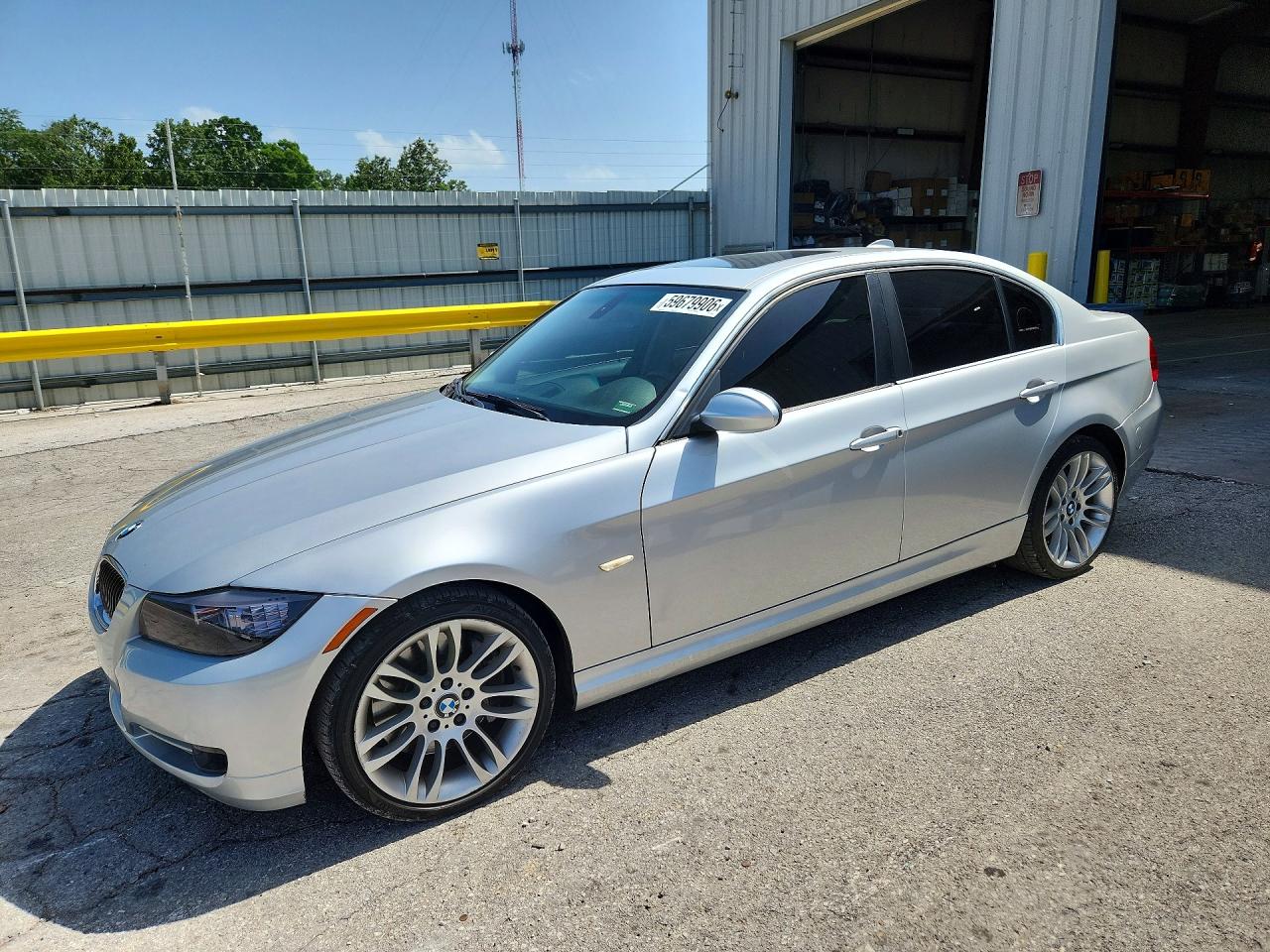 2011 Bmw 335 D Silver vin: WBAPN7C51BA779953