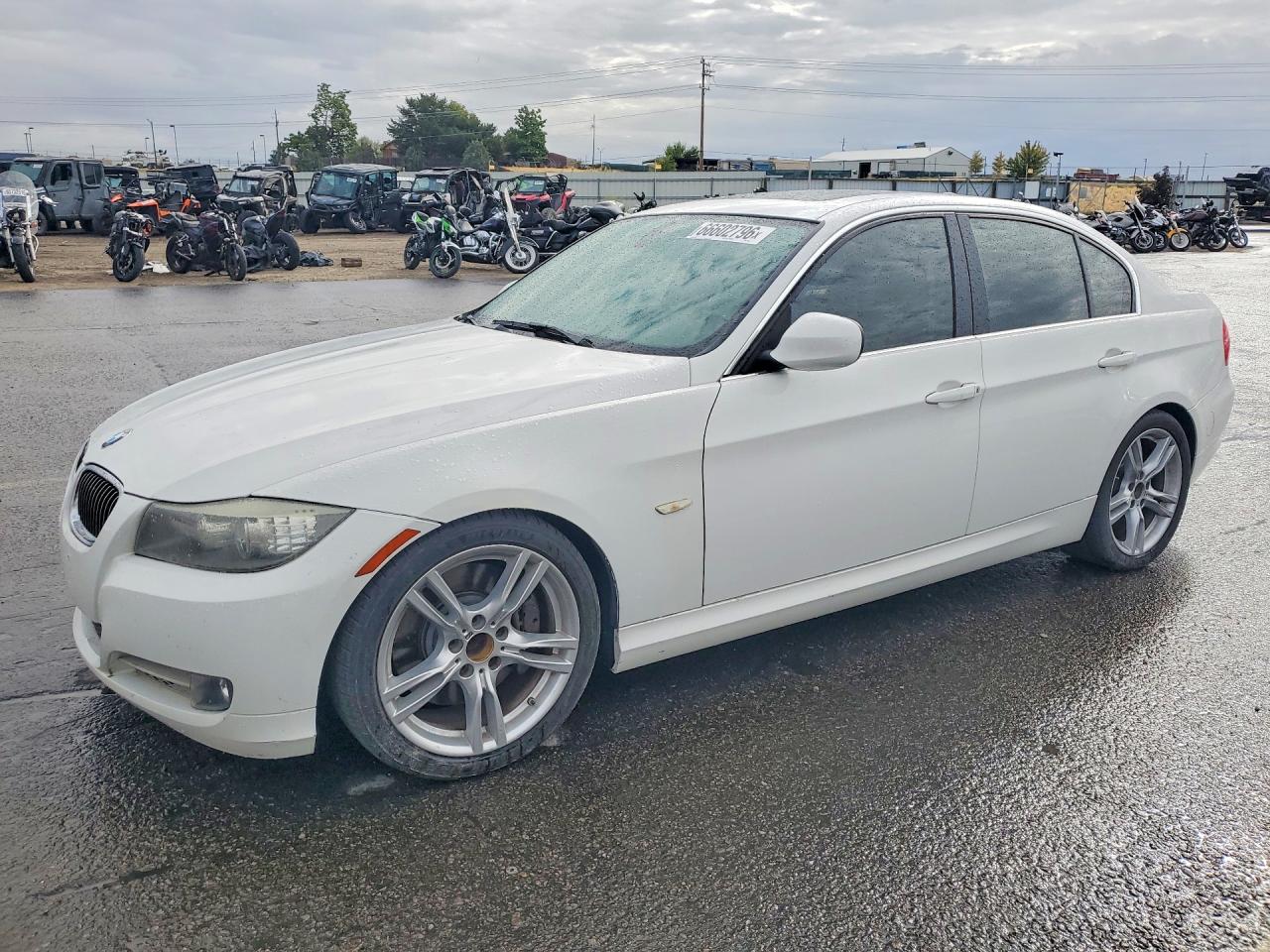 2011 Bmw 335 D White vin: WBAPN7C51BA782349