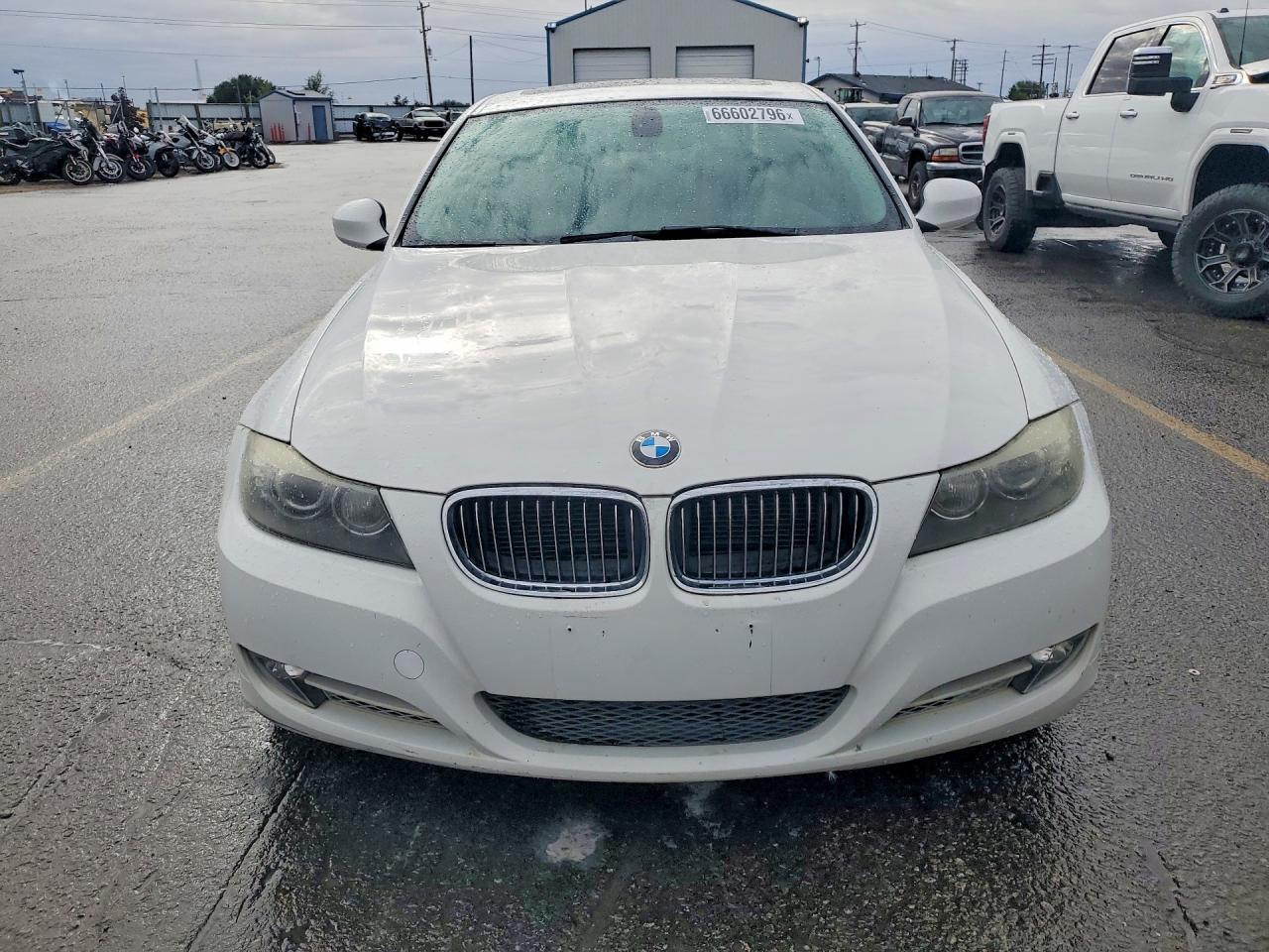 2011 Bmw 335 D White vin: WBAPN7C51BA782349