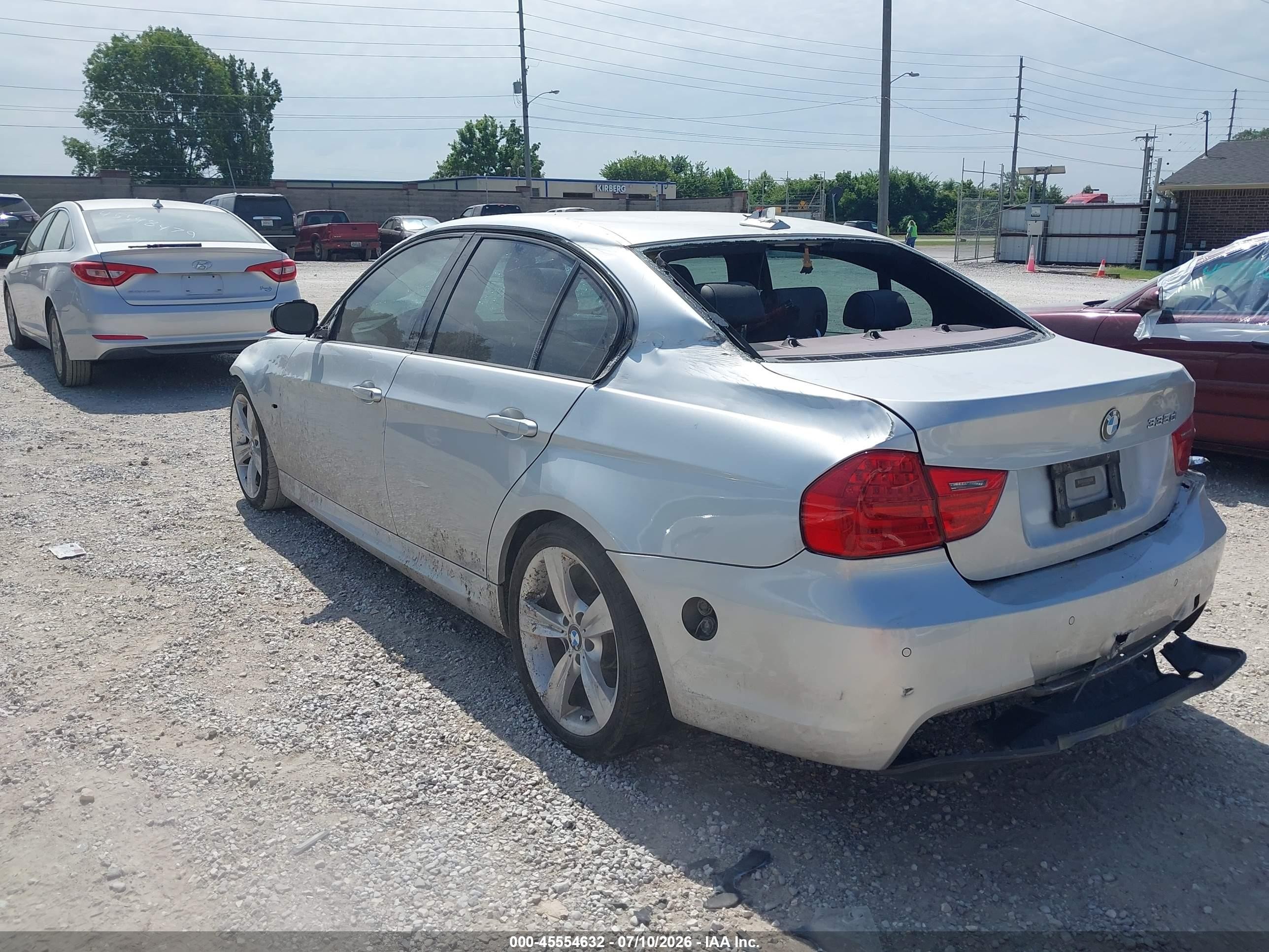 2011 Bmw 335d   Серебряный vin: WBAPN7C52BF184371
