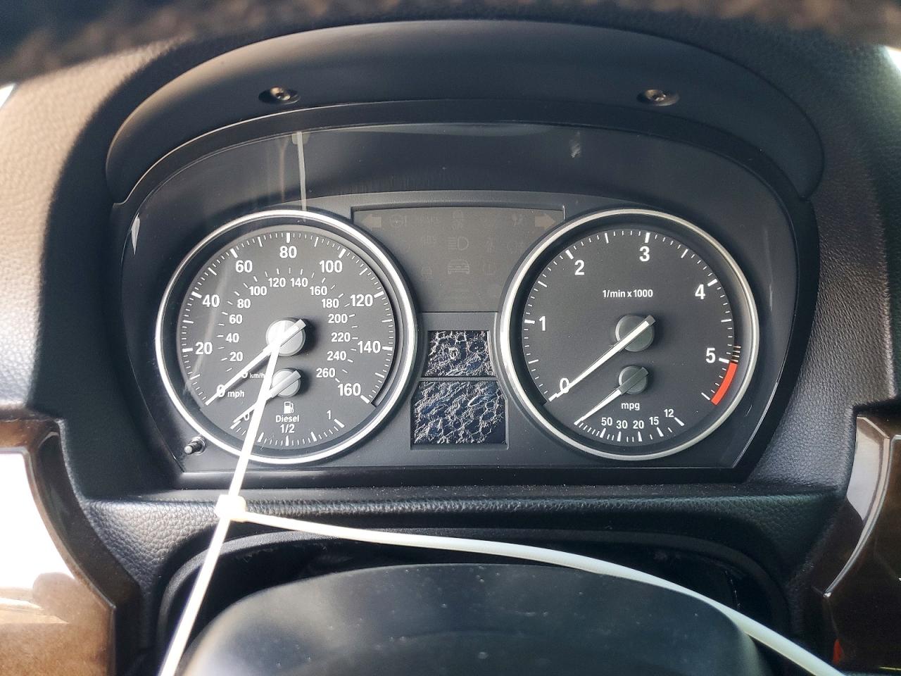 2011 Bmw 335 D Черный vin: WBAPN7C54BF183612