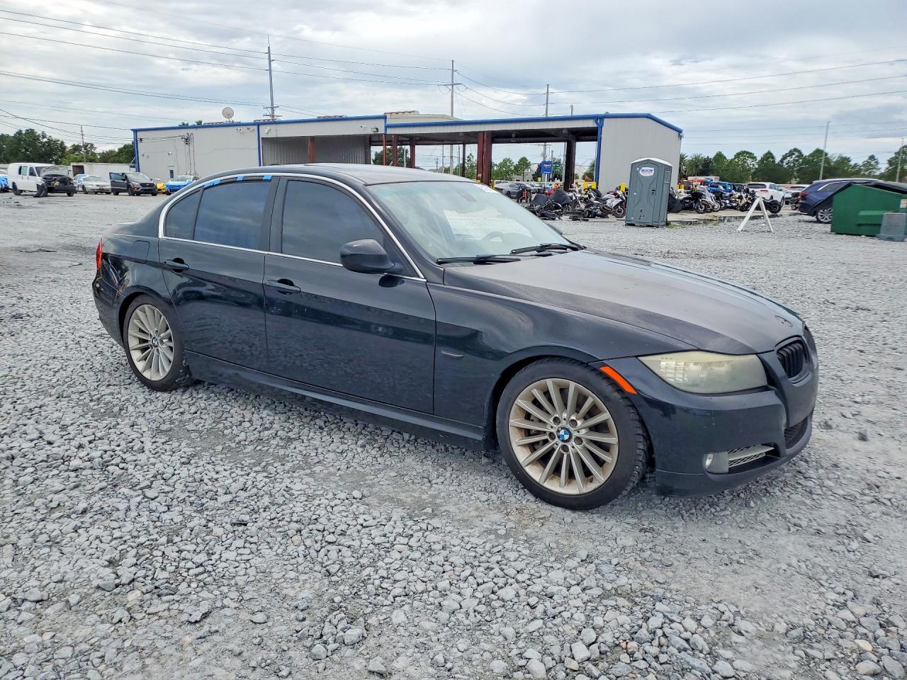 2011 Bmw 335 D Black vin: WBAPN7C54BF183853