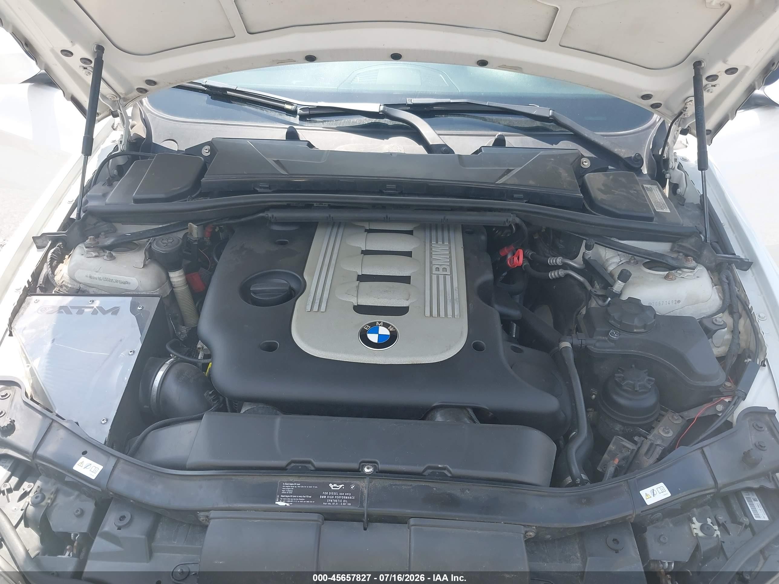 2011 Bmw 335d   Белый vin: WBAPN7C55BA781348
