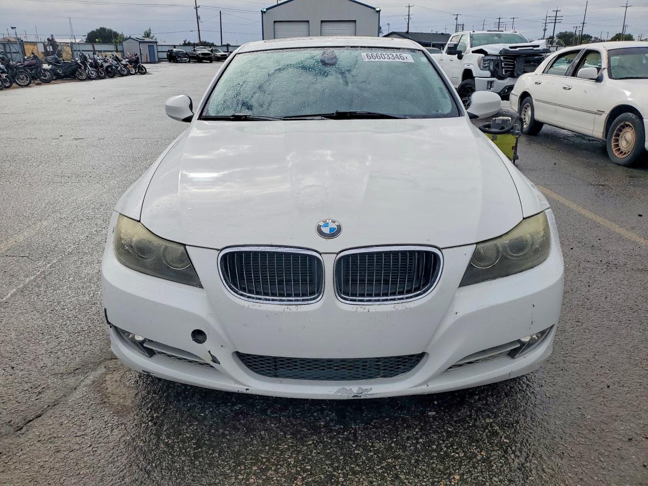 2011 Bmw 335 D White vin: WBAPN7C55BA949814