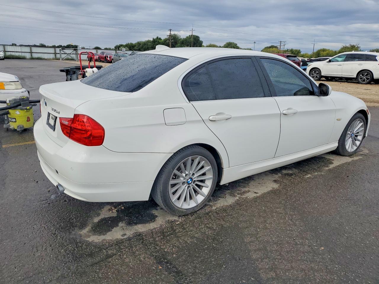 2011 Bmw 335 D White vin: WBAPN7C55BA949814