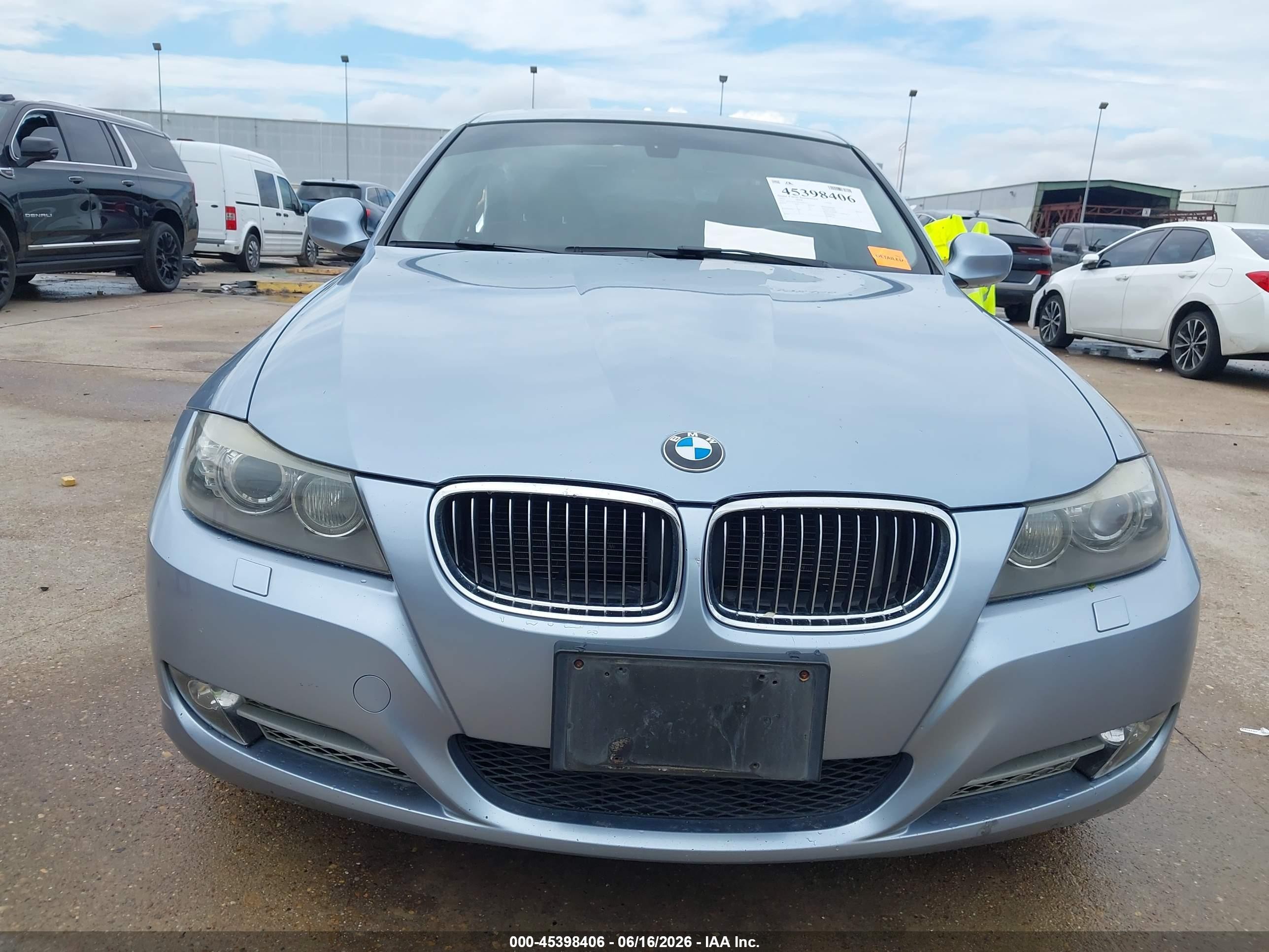 2011 Bmw 335d   Light Blue vin: WBAPN7C56BA780113