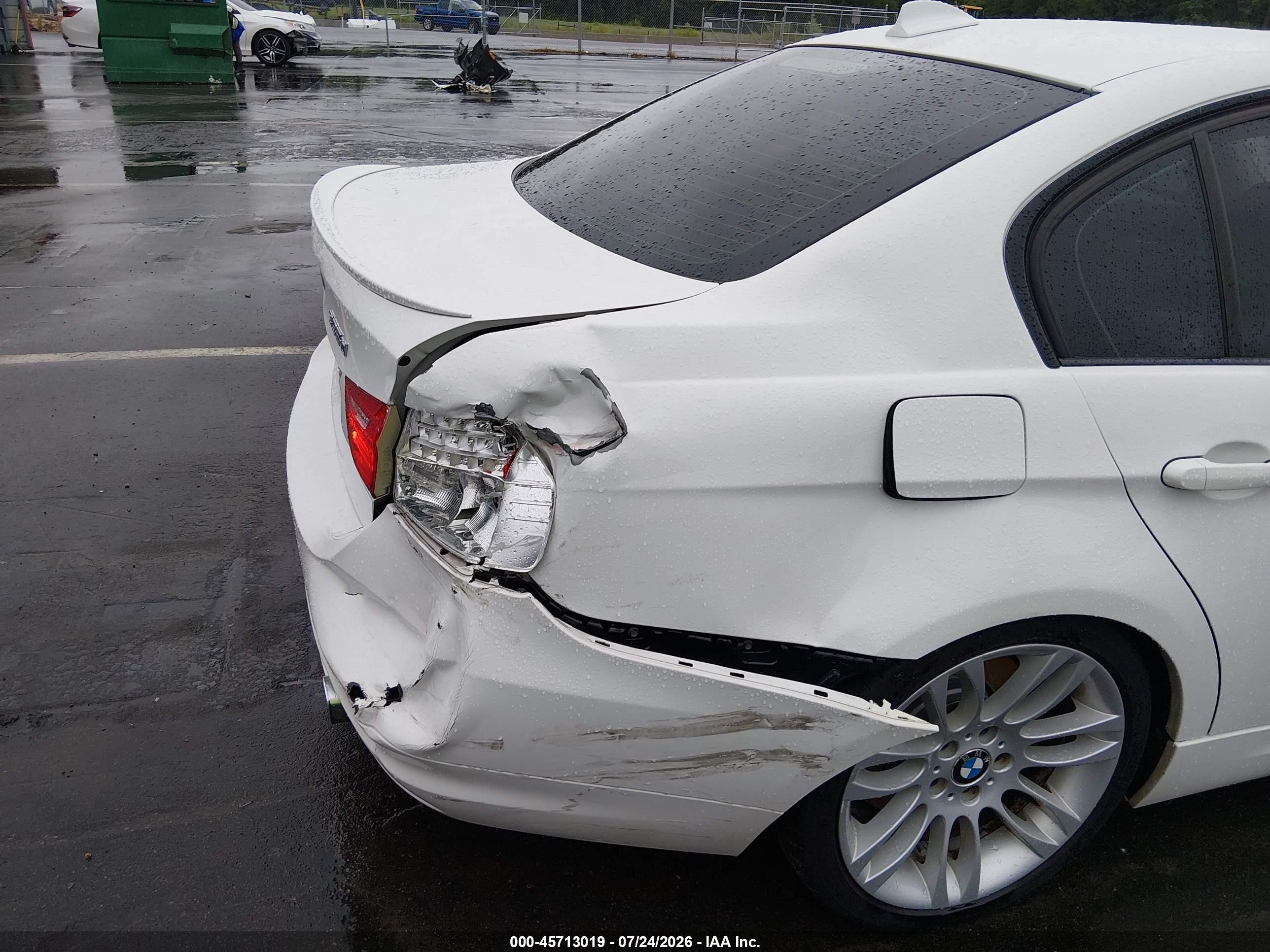2011 Bmw 335d   White vin: WBAPN7C56BF184308