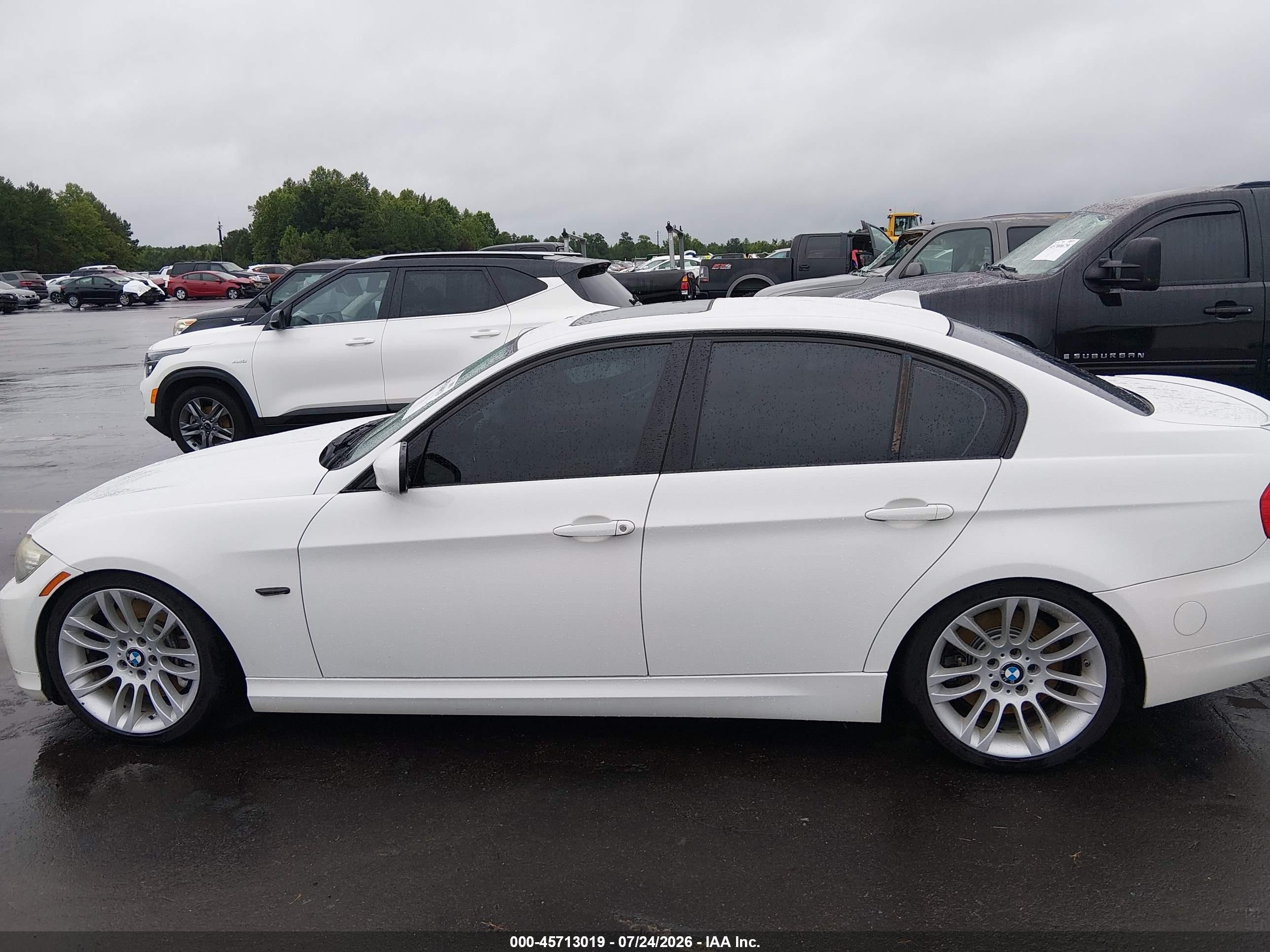 2011 Bmw 335d   White vin: WBAPN7C56BF184308