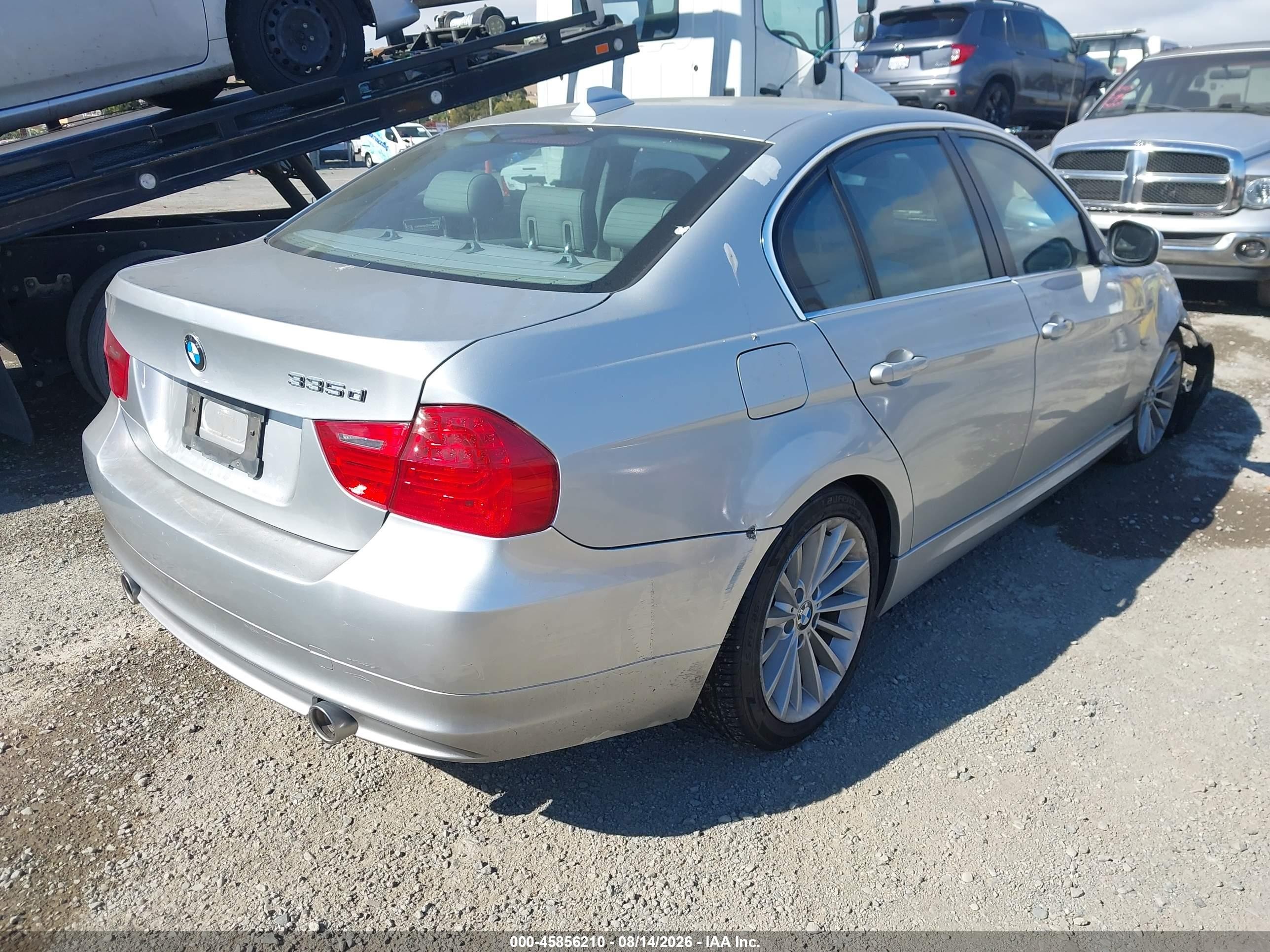 2010 Bmw 335d   Silver vin: WBAPN7C57AA266933