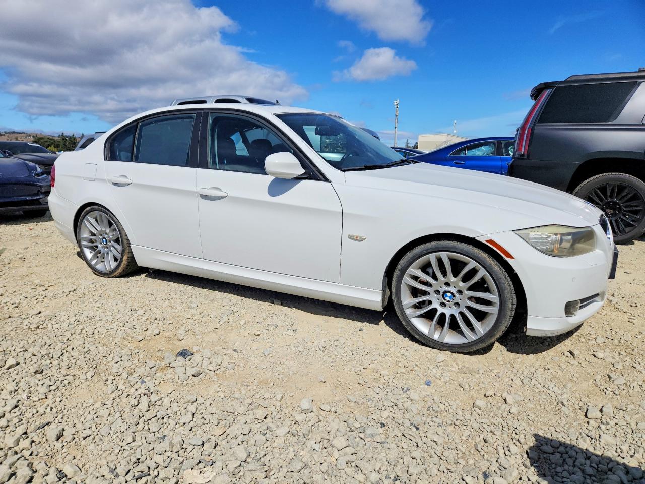 2010 Bmw 335 D White vin: WBAPN7C57AA778370
