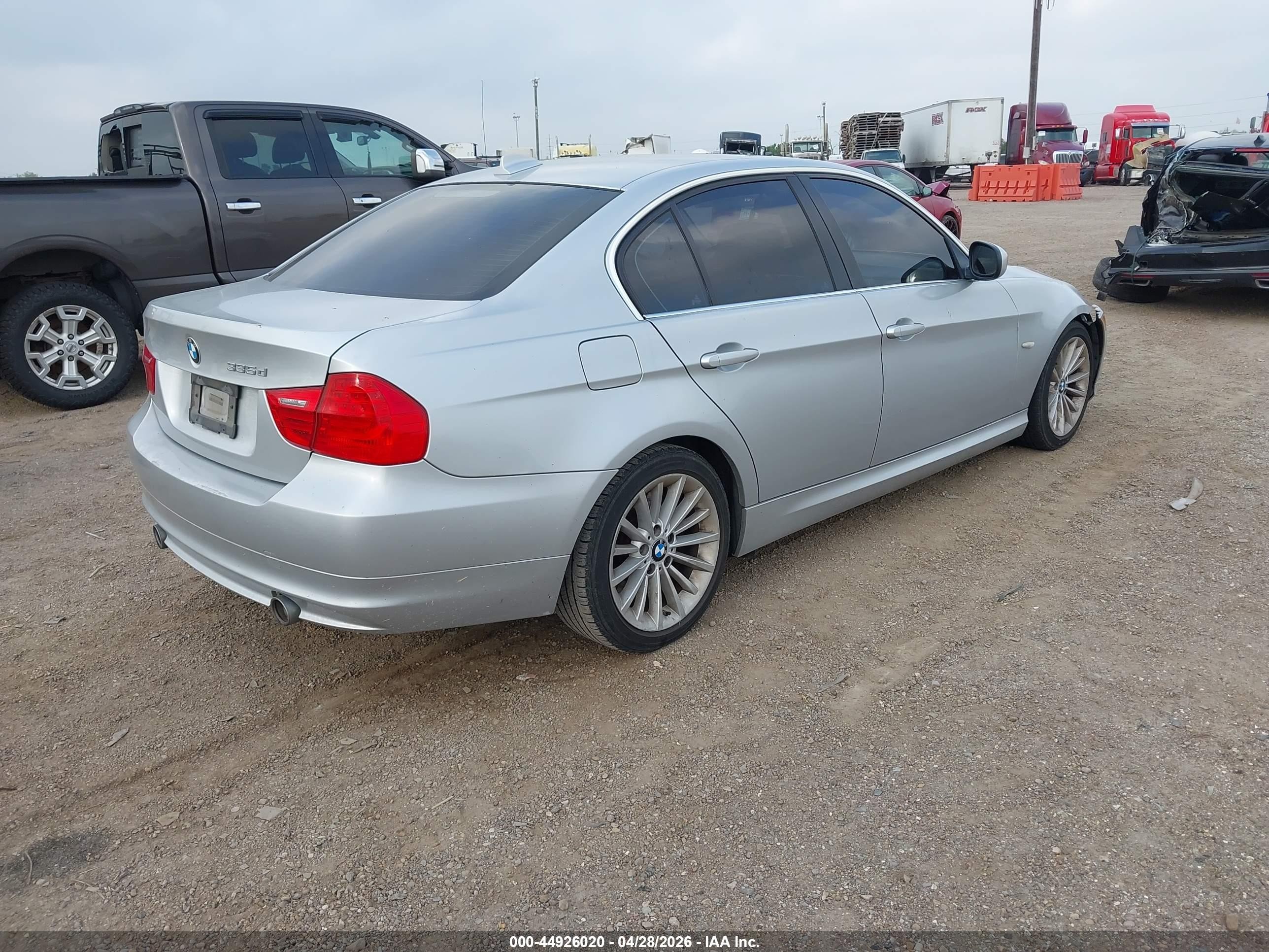 2011 Bmw 335d   Silver vin: WBAPN7C57BA948261