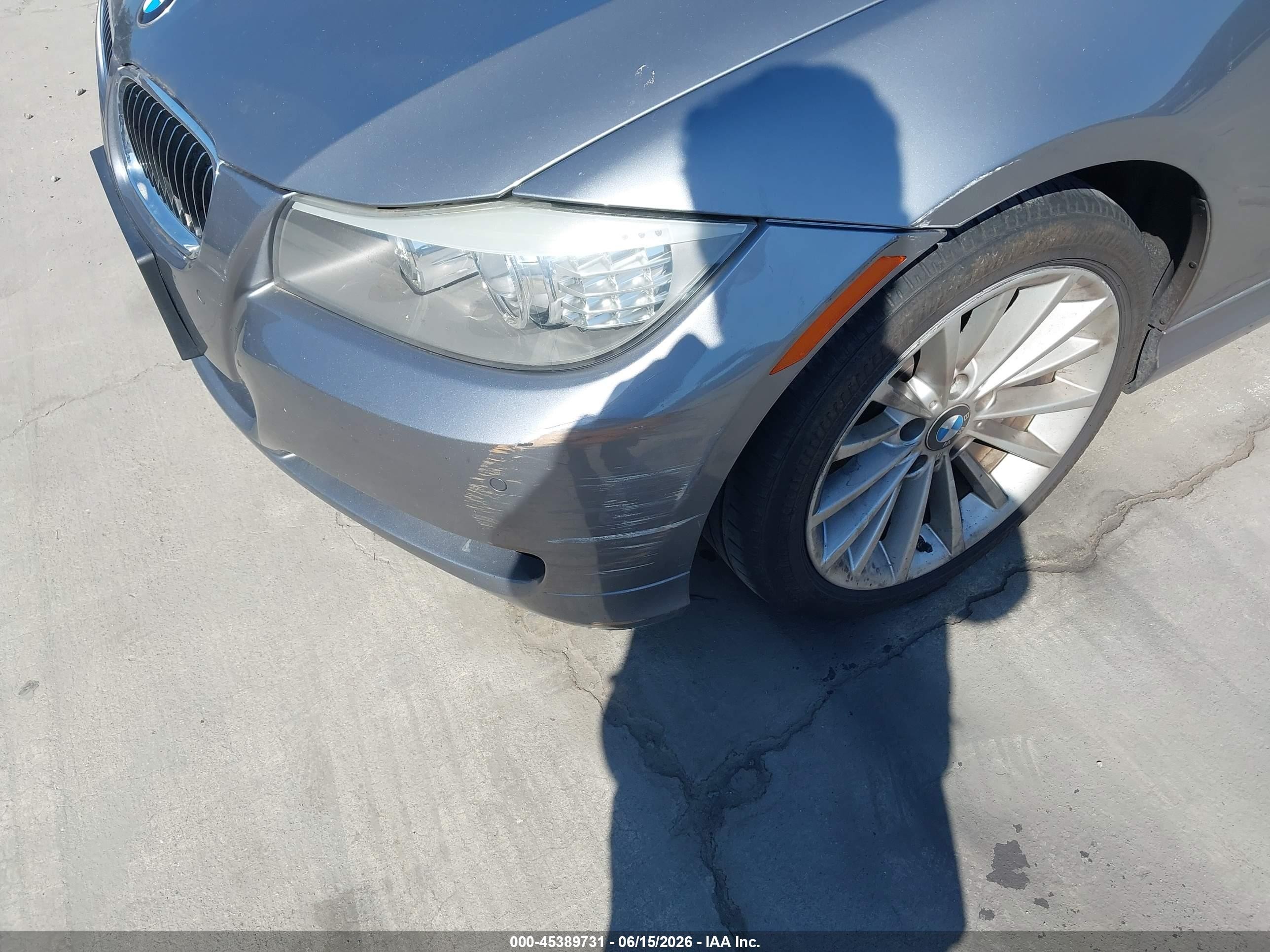 2010 Bmw 335d   Gray vin: WBAPN7C58AA778507