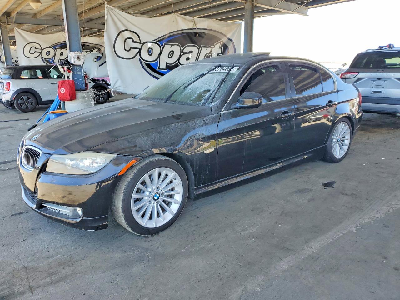 2011 Bmw 335 D Black vin: WBAPN7C58BA949208