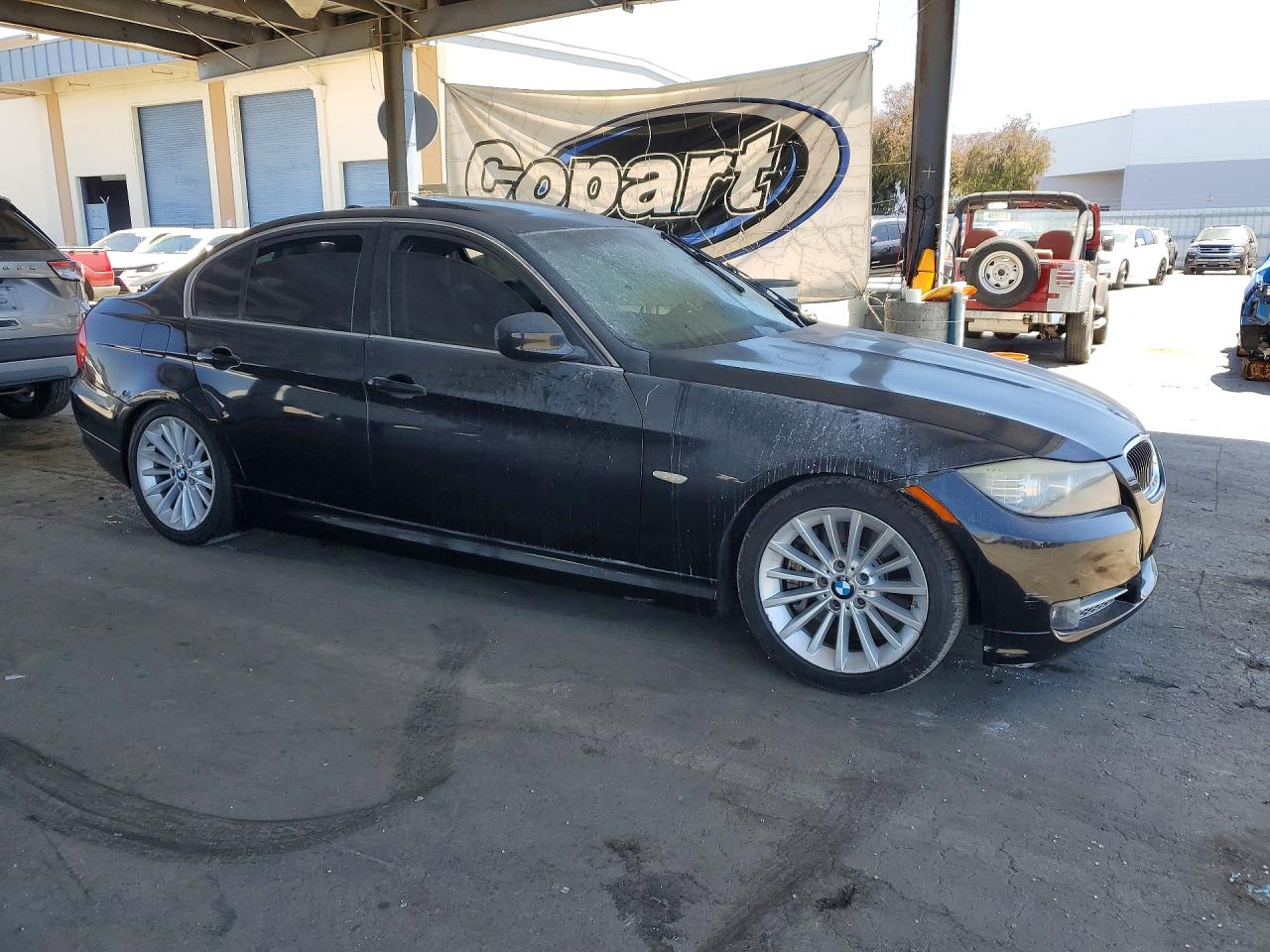 2011 Bmw 335 D Black vin: WBAPN7C58BA949208