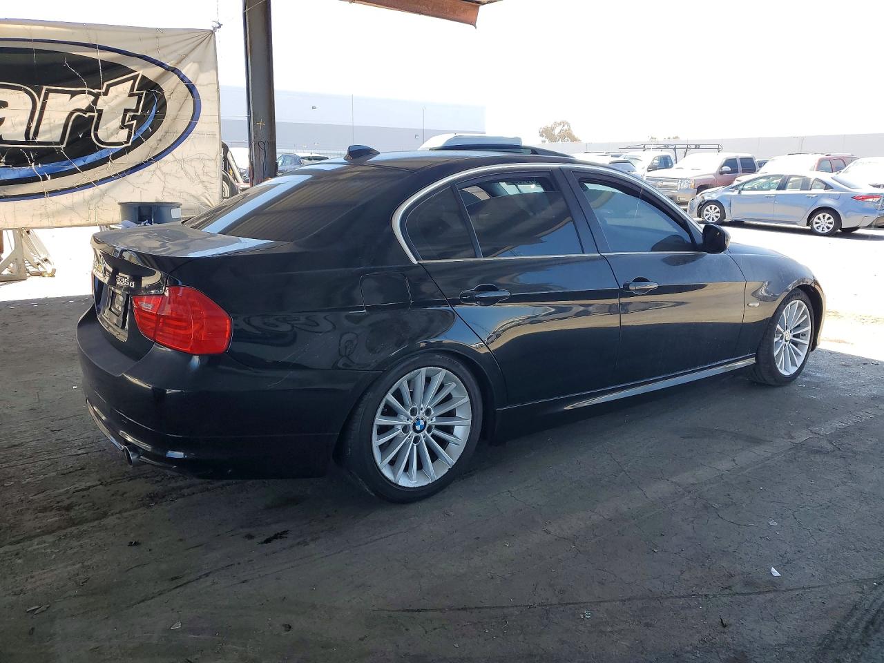 2011 Bmw 335 D Black vin: WBAPN7C58BA949208