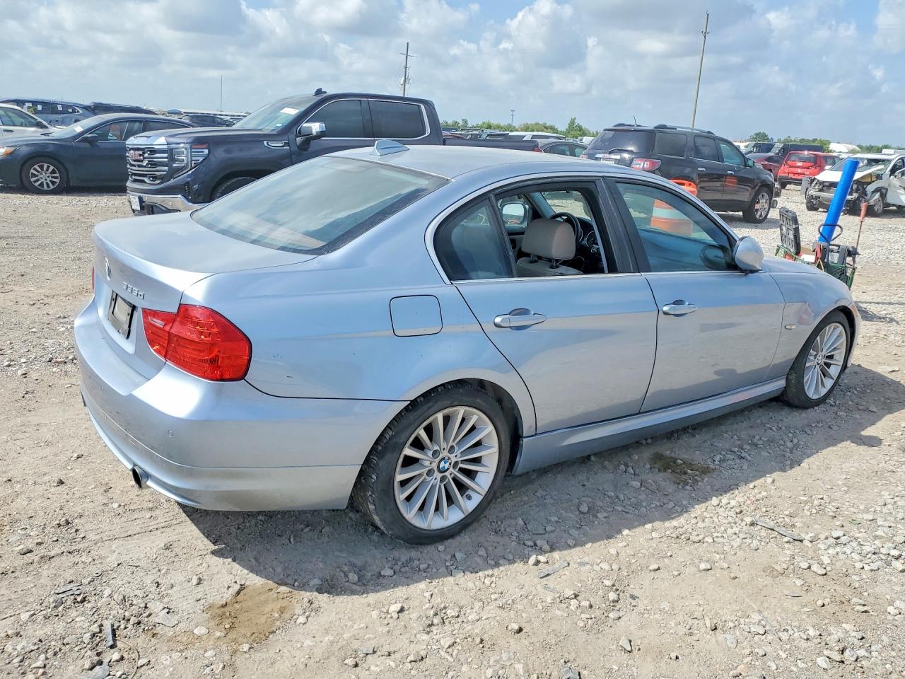 2011 Bmw 335 D Silver vin: WBAPN7C58BF184262