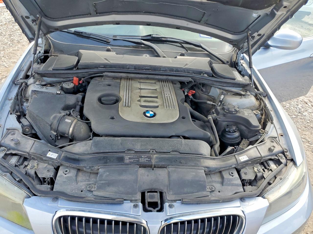 2011 Bmw 335 D Silver vin: WBAPN7C58BF184262
