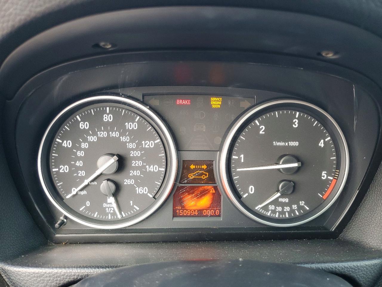2011 Bmw 335 D Silver vin: WBAPN7C58BF184262