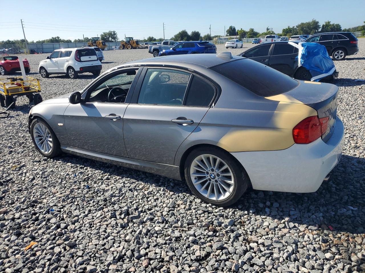 2011 Bmw 335 D Gray vin: WBAPN7C59BA781241