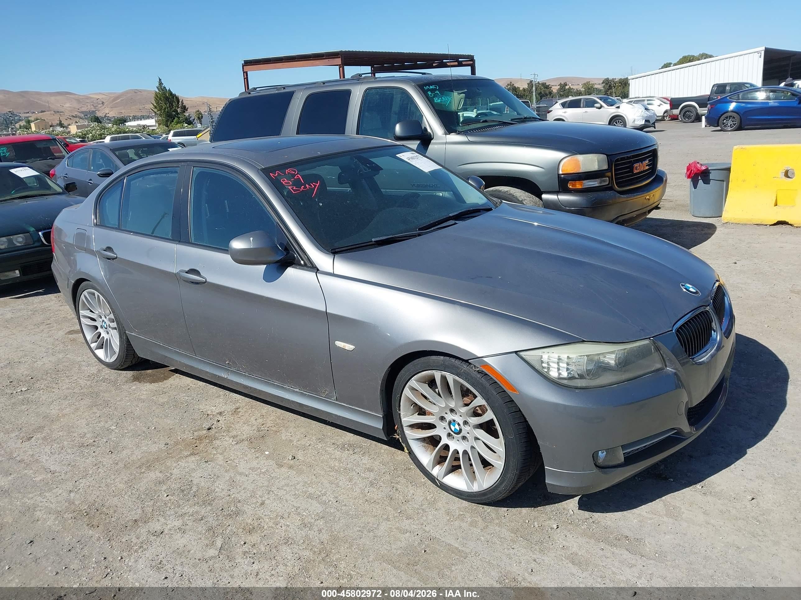 2011 Bmw 335d   Серый vin: WBAPN7C5XBA949419