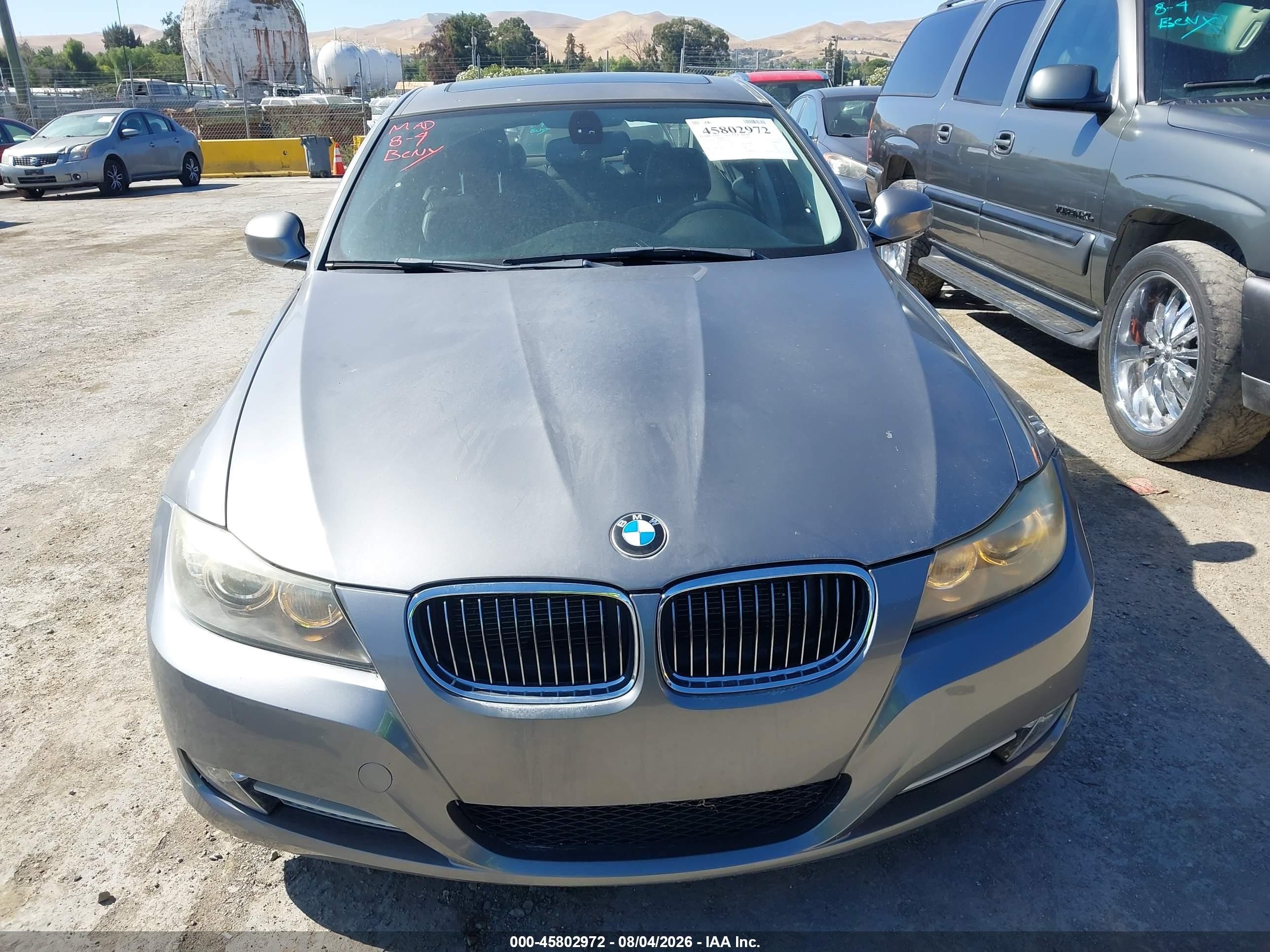 2011 Bmw 335d   Gray vin: WBAPN7C5XBA949419