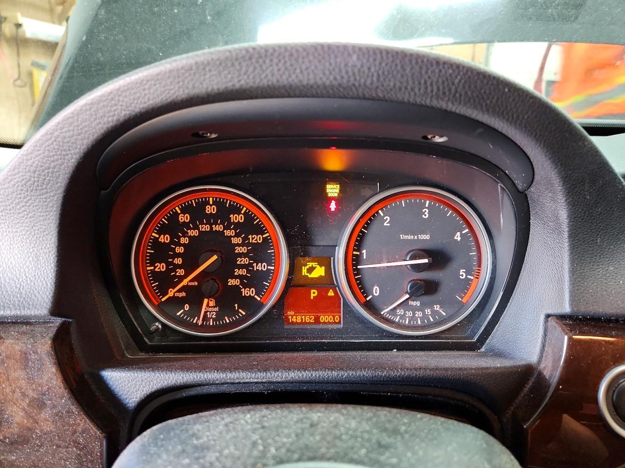 2011 Bmw 335 D Black vin: WBAPN7C5XBF184554