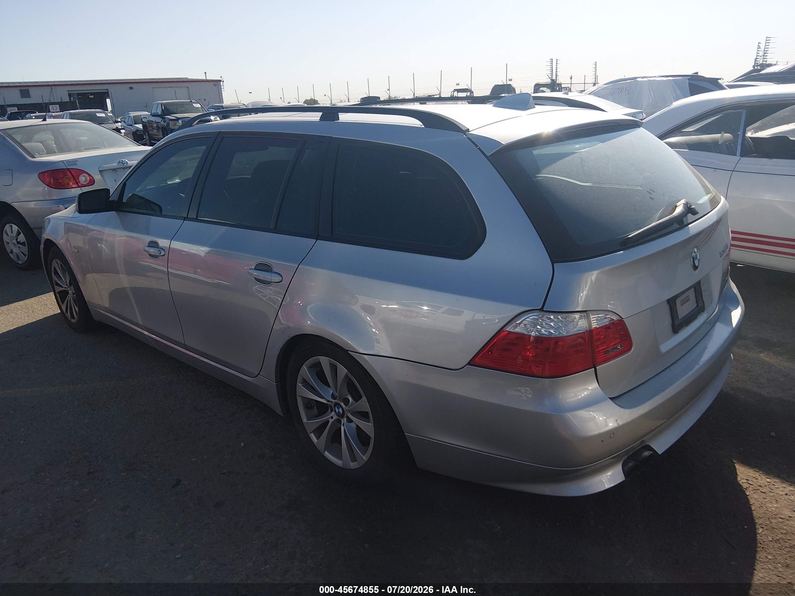 2009 Bmw 535i Xdrive Серебряный vin: WBAPT73529CX02433