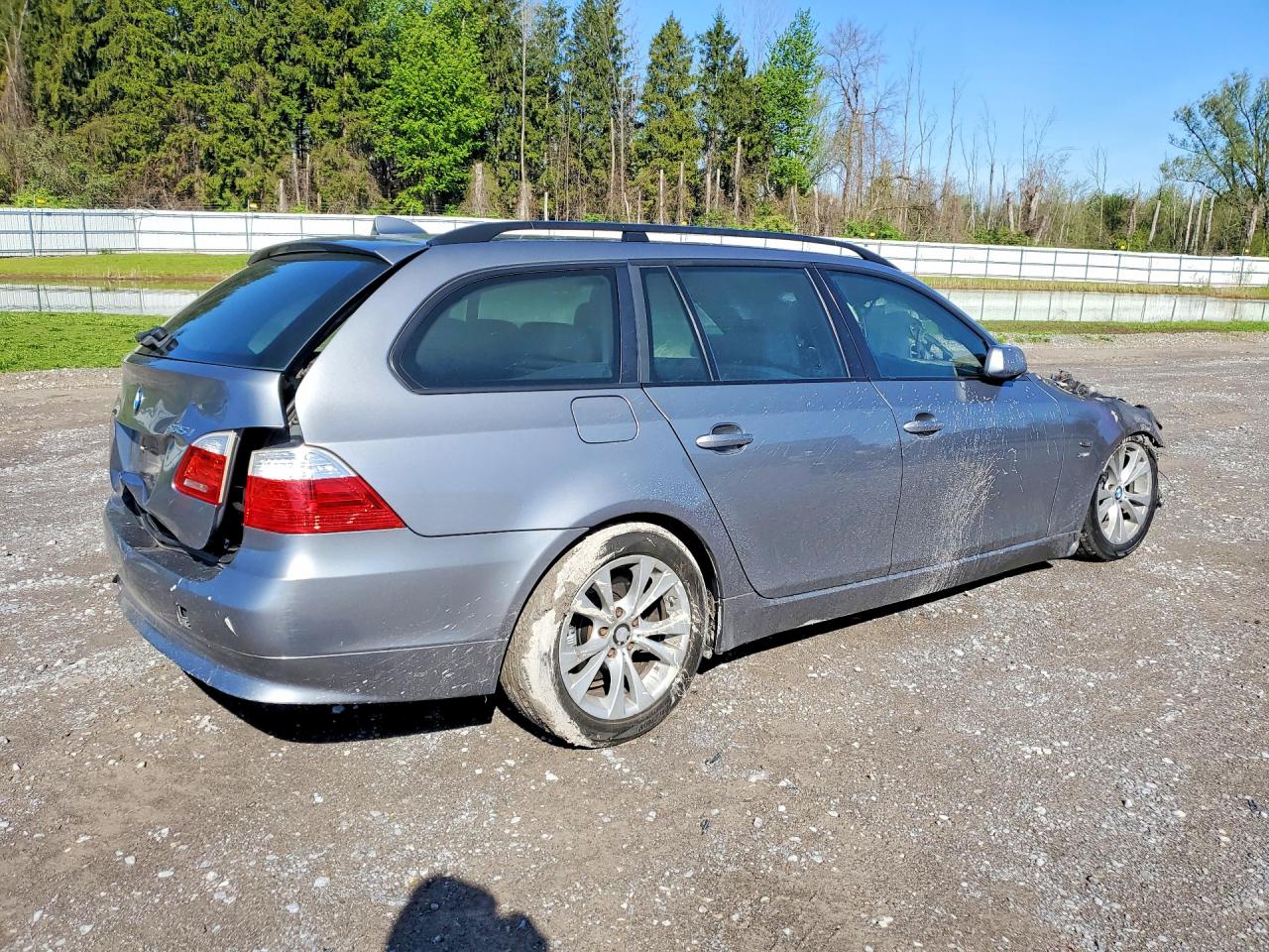 2009 Bmw 535 Xi Silver vin: WBAPT73539CX02523