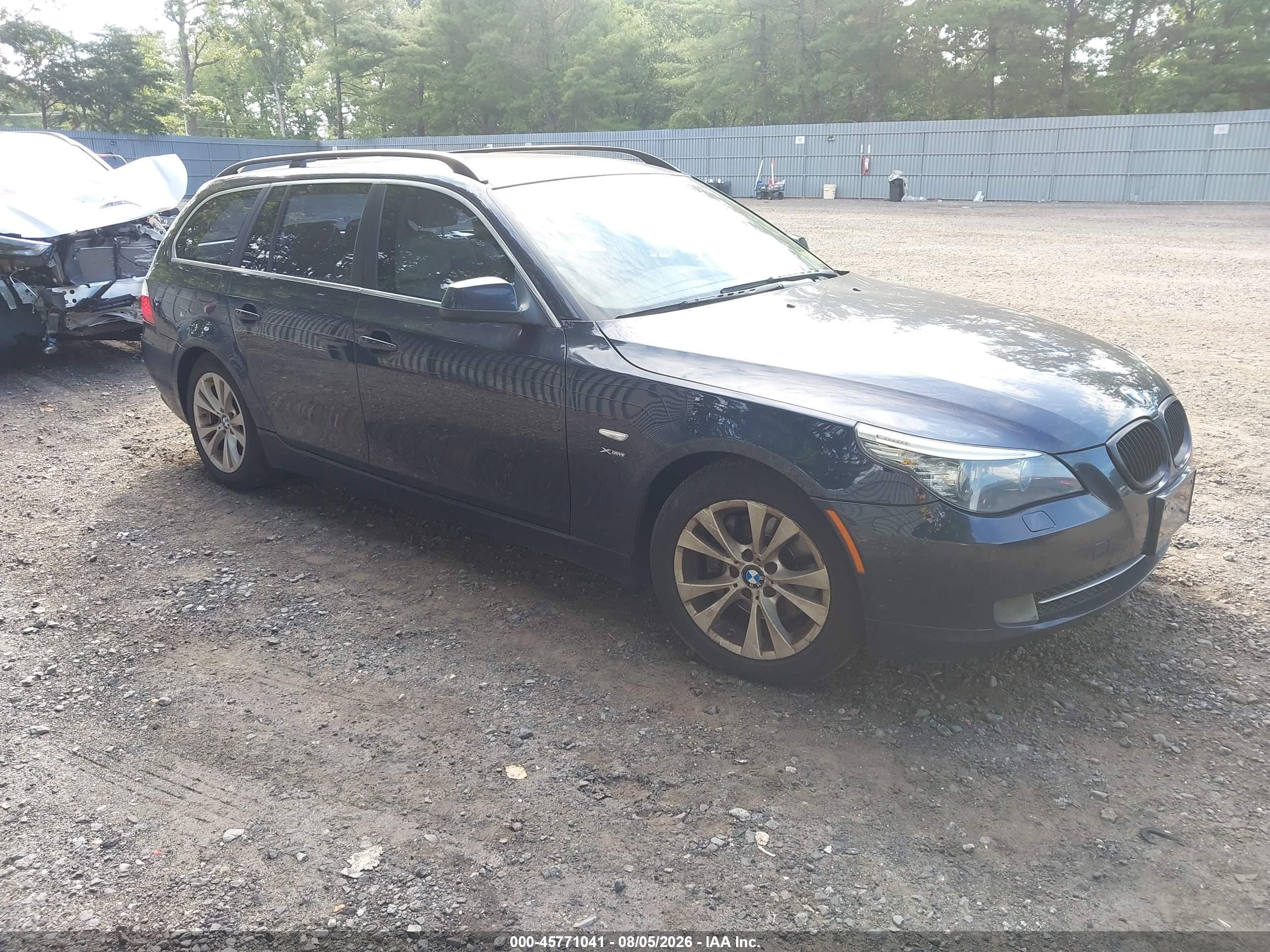 2010 Bmw 535i Xdrive Dark Blue vin: WBAPT7C53AC237388
