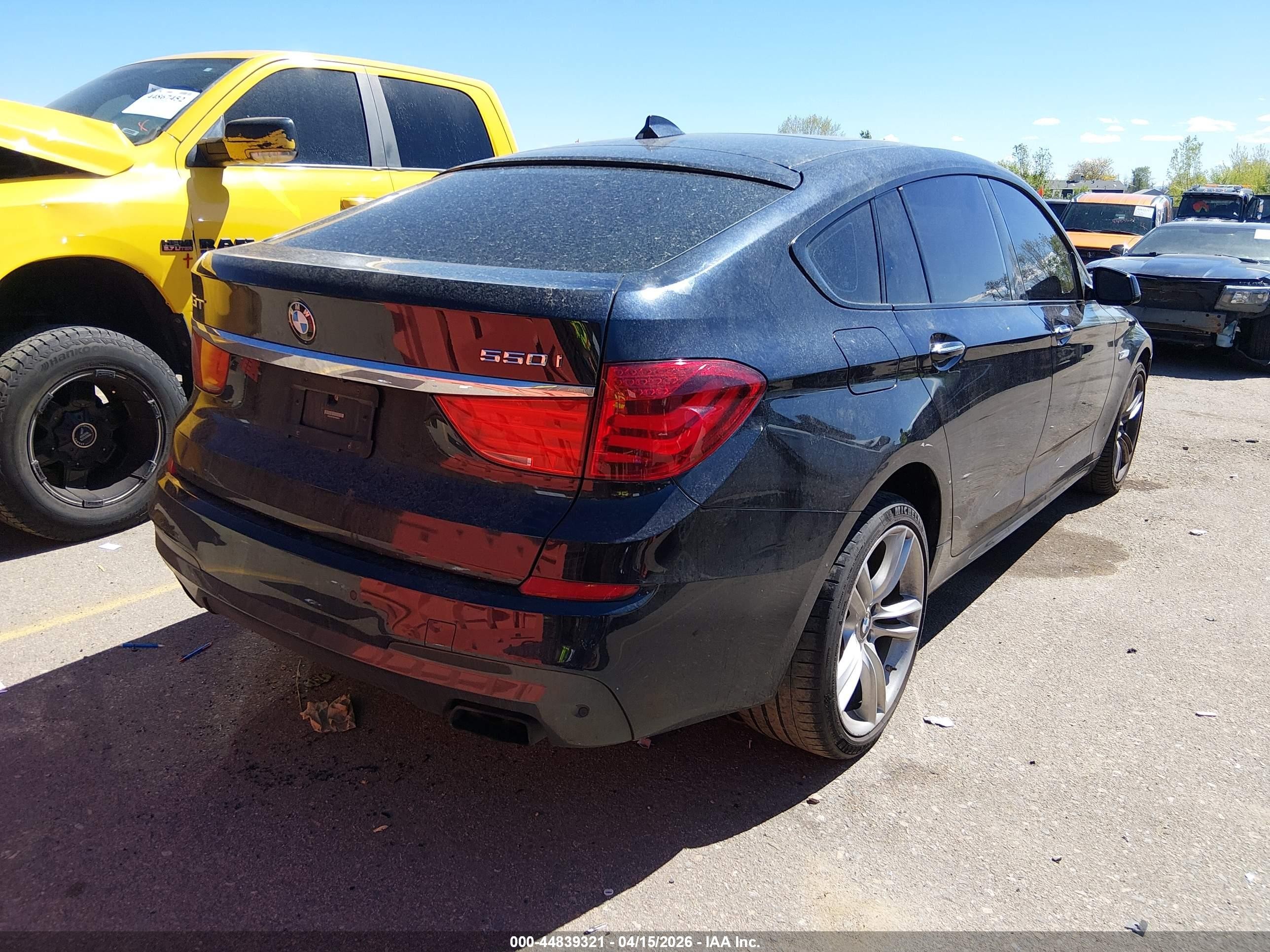 2013 Bmw 550i Gran Turismo   Blue vin: WBASN0C56DDW92679