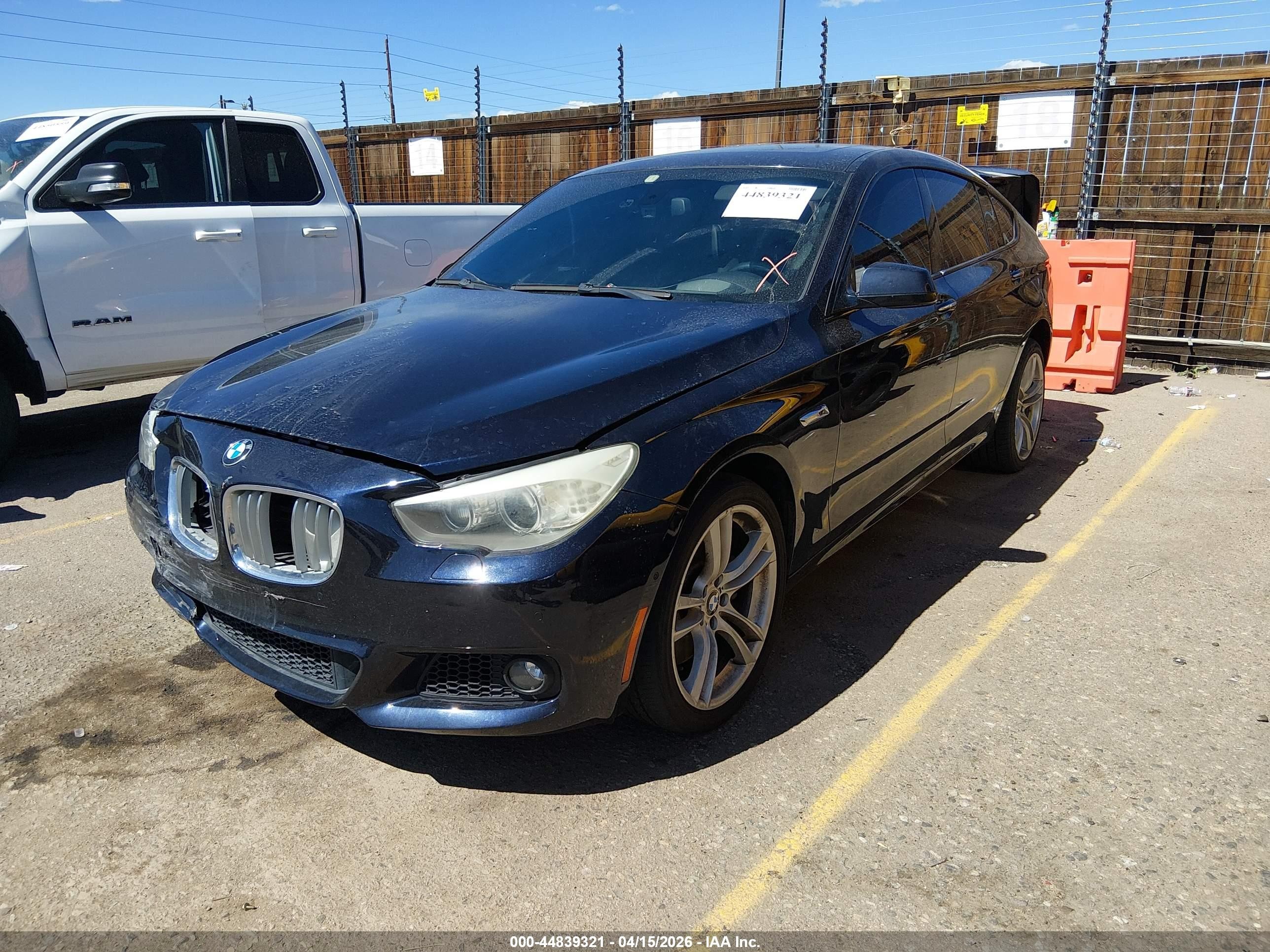 2013 Bmw 550i Gran Turismo   Blue vin: WBASN0C56DDW92679