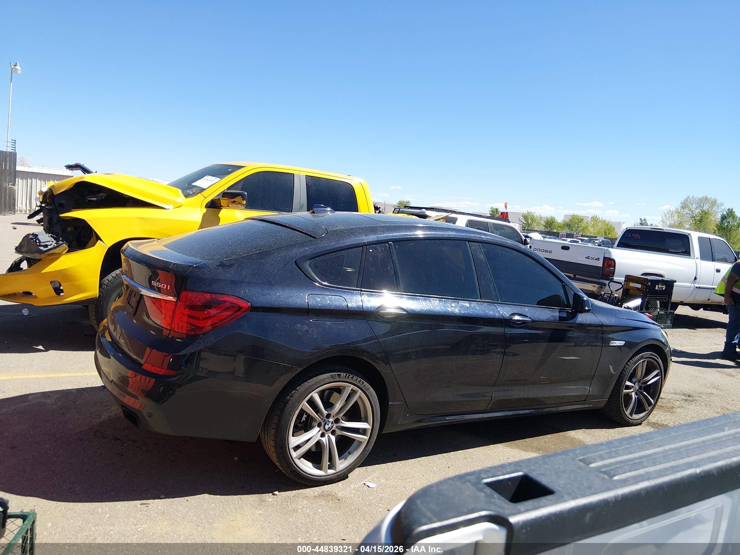 2013 Bmw 550i Gran Turismo   Blue vin: WBASN0C56DDW92679