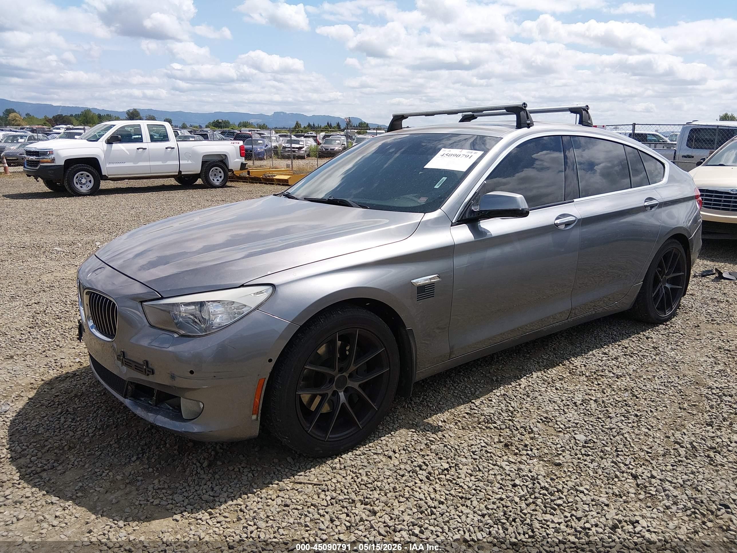 2011 Bmw 535i Gran Turismo   Gray vin: WBASN2C50BC201697