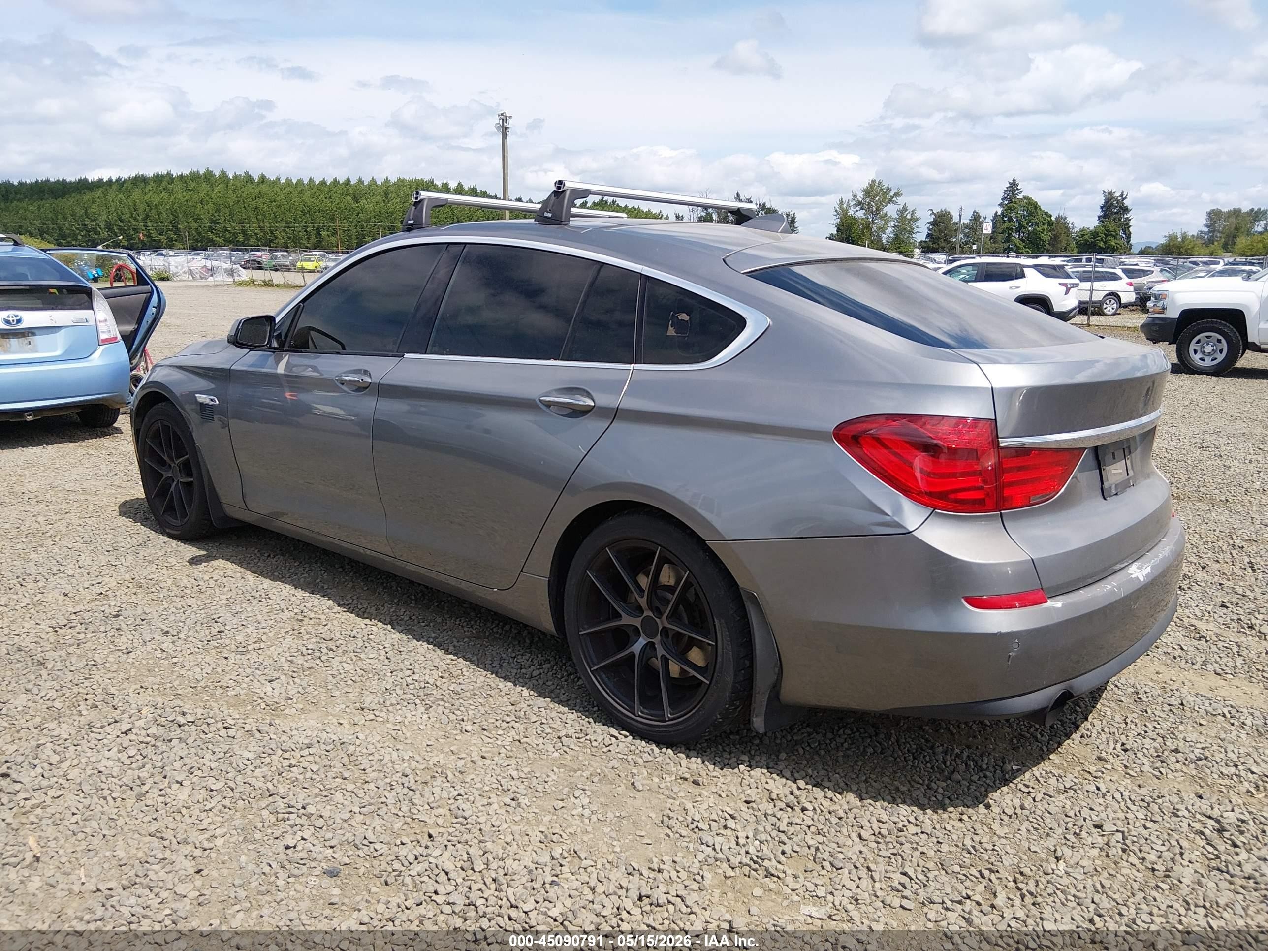 2011 Bmw 535i Gran Turismo   Gray vin: WBASN2C50BC201697