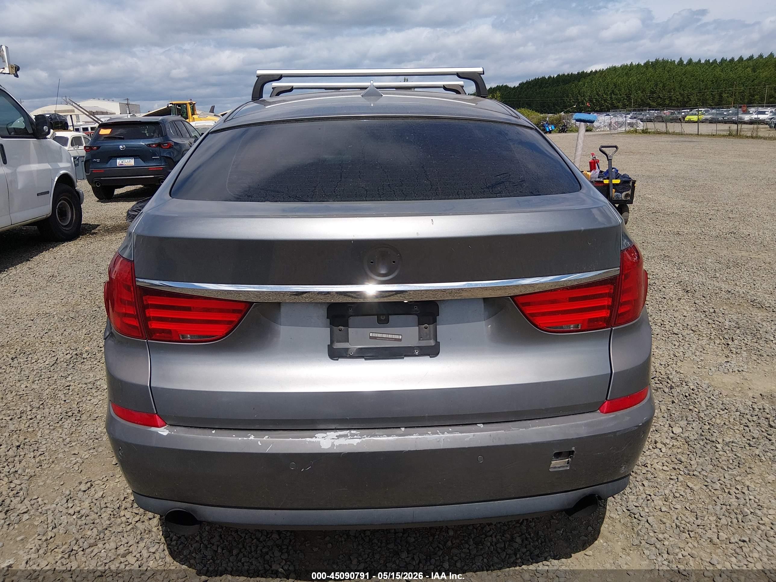 2011 Bmw 535i Gran Turismo   Gray vin: WBASN2C50BC201697