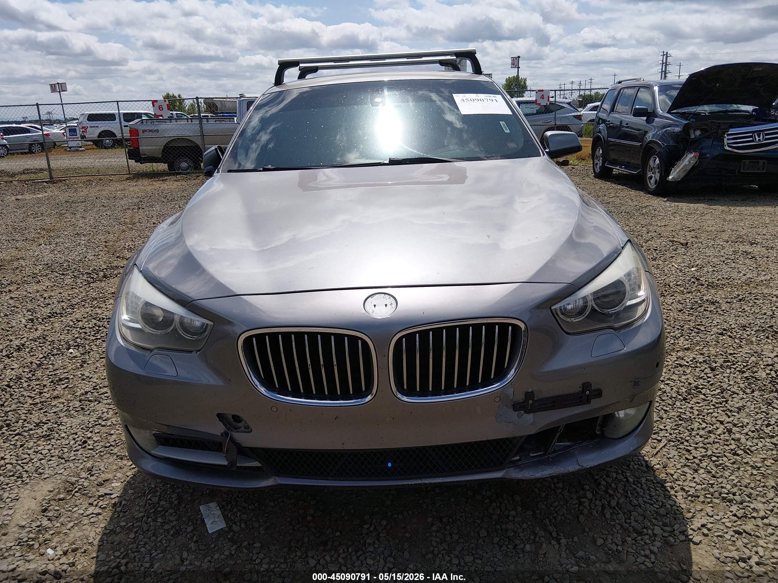 2011 Bmw 535i Gran Turismo   Gray vin: WBASN2C50BC201697