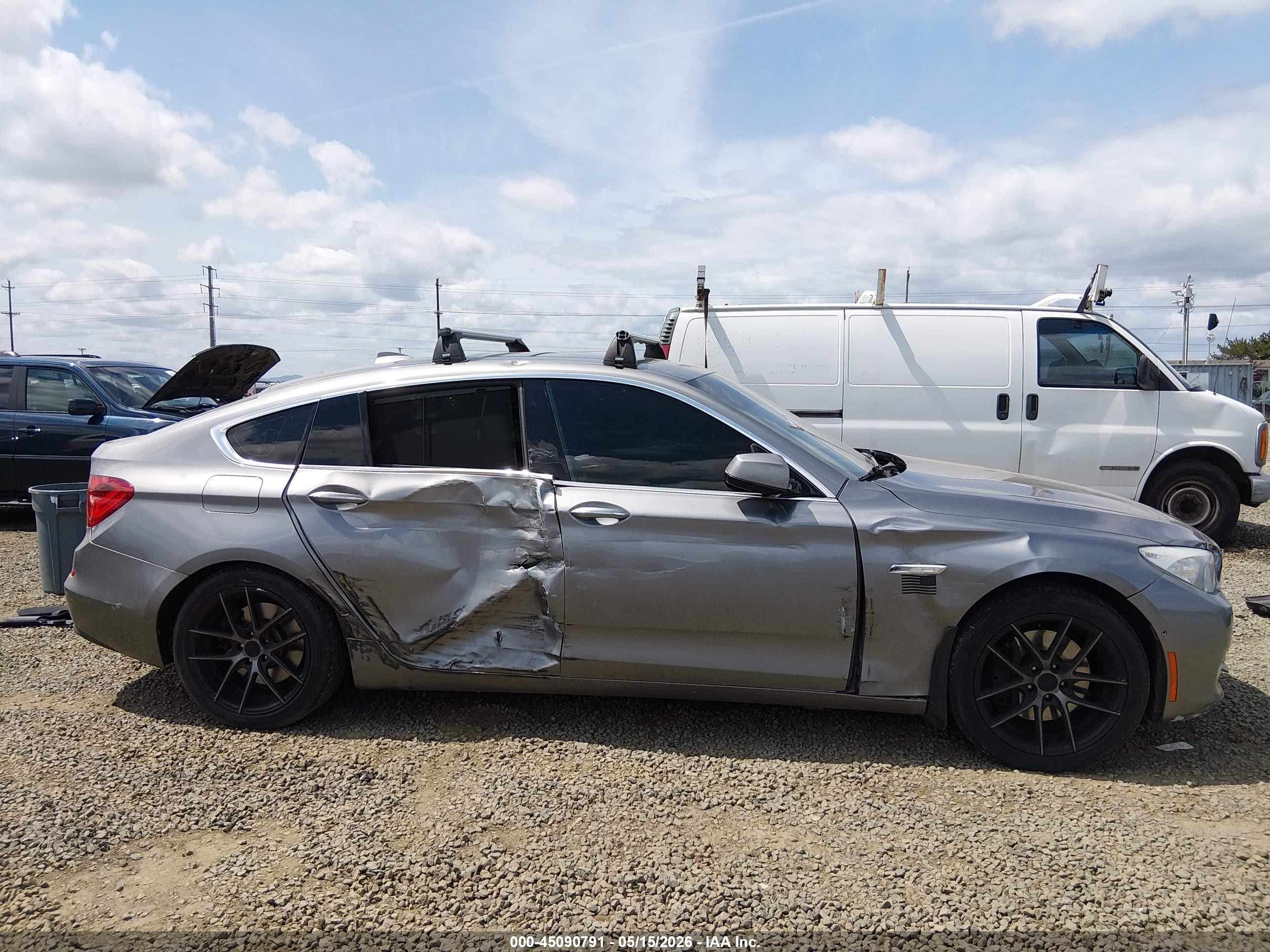 2011 Bmw 535i Gran Turismo   Gray vin: WBASN2C50BC201697