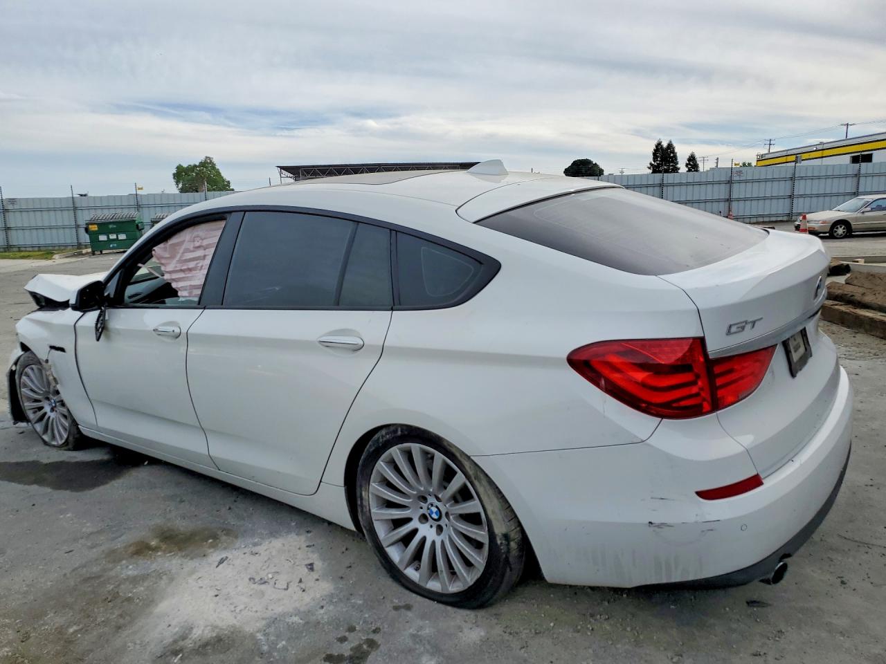 2010 Bmw 535 Gt White vin: WBASN2C52AC200646
