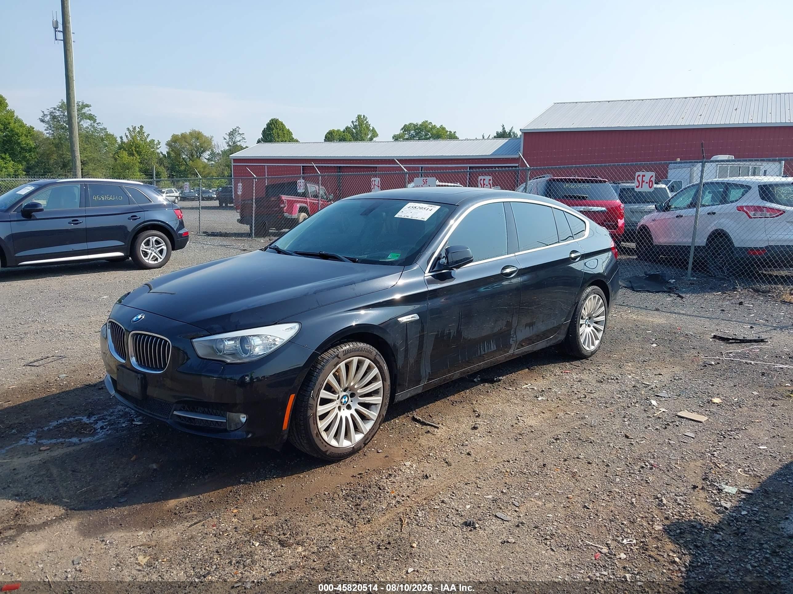 2013 Bmw 535i Gran Turismo   Black vin: WBASN2C56DC202999