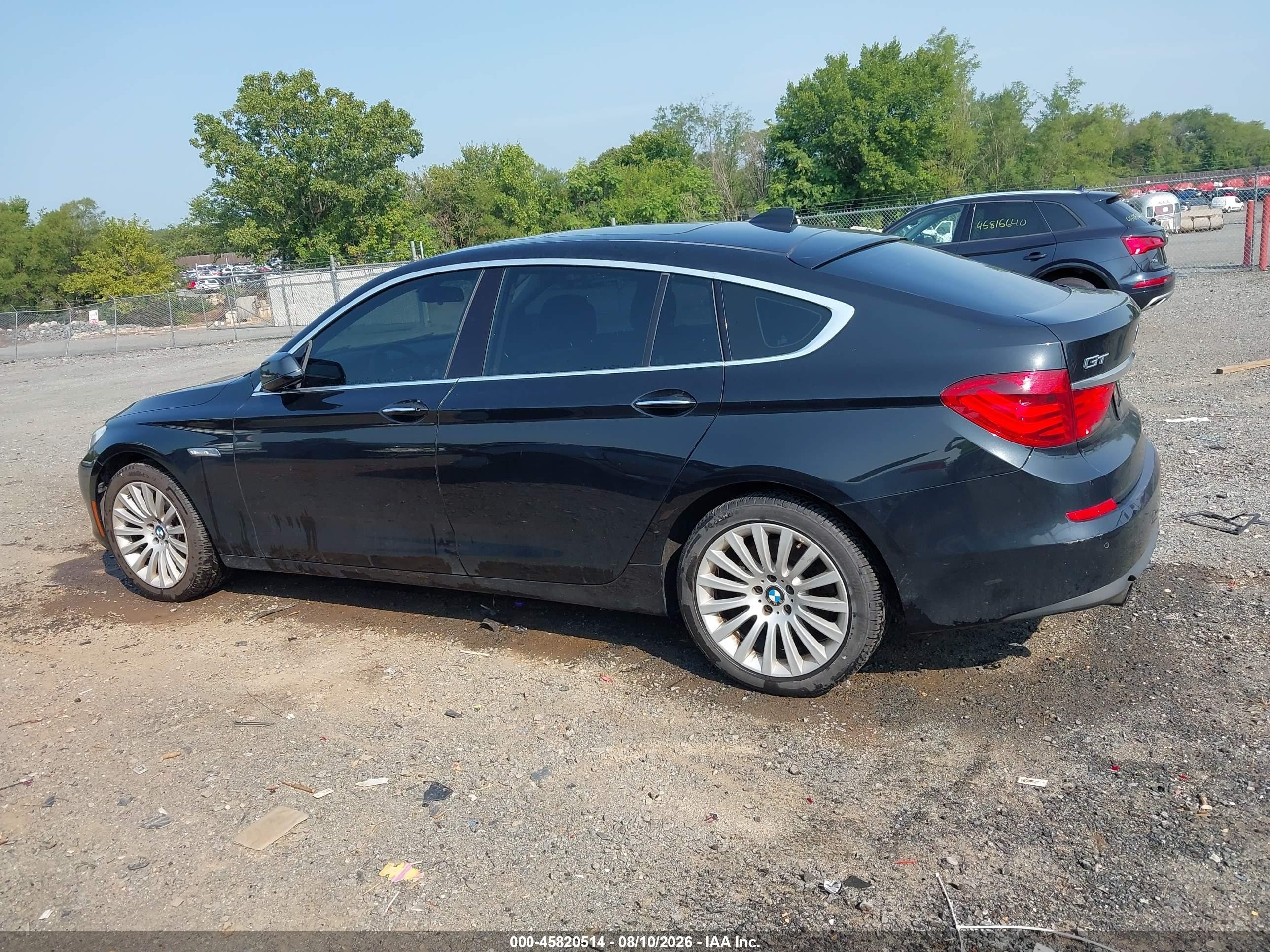 2013 Bmw 535i Gran Turismo   Black vin: WBASN2C56DC202999